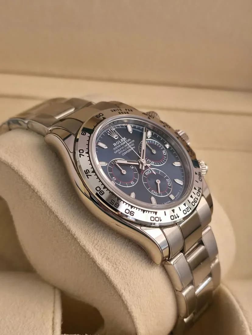 Thumb Cosmograph Daytona White Gold / Blue / Oyster