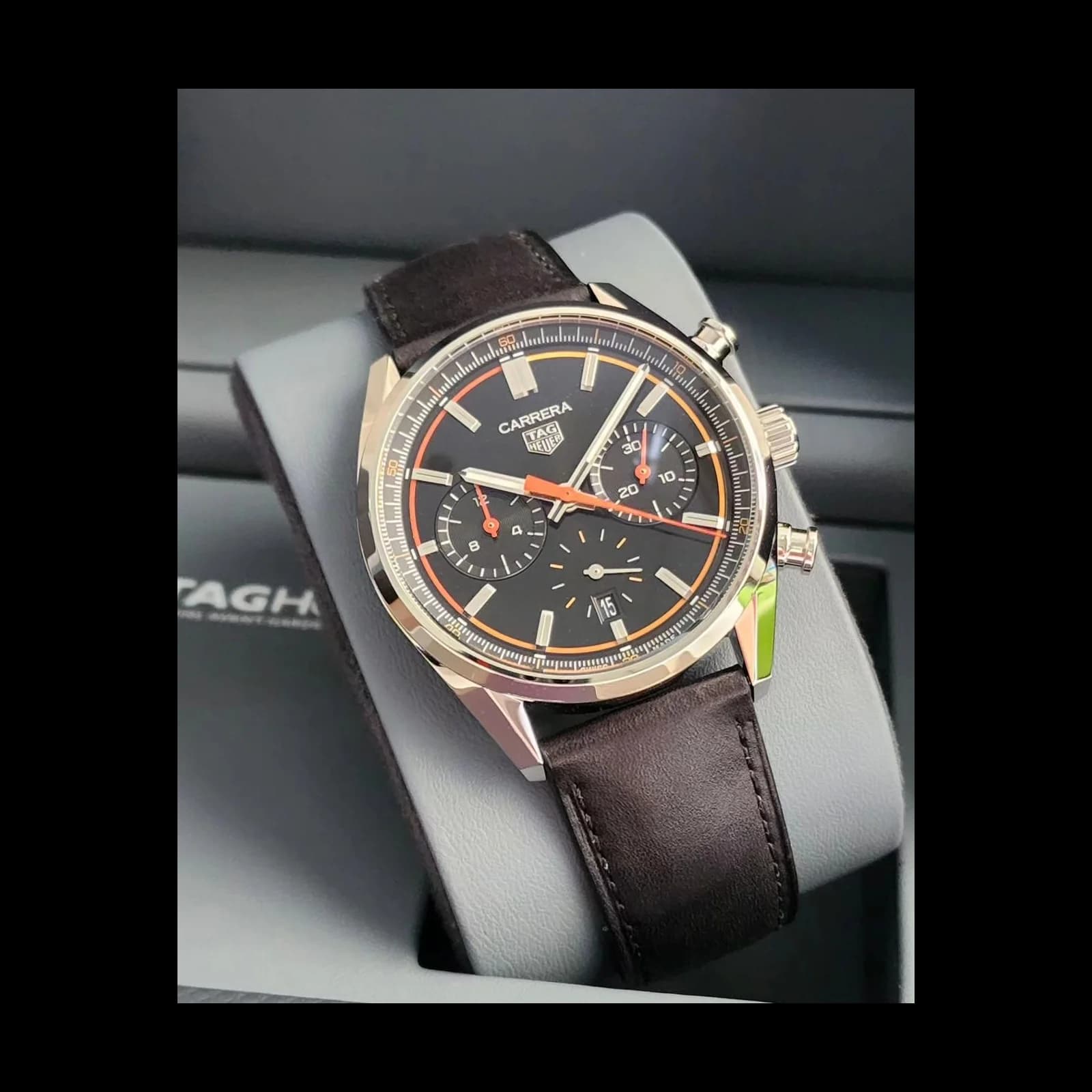 Thumb Carrera Calibre Heuer 02 42 Stainless Steel / Black