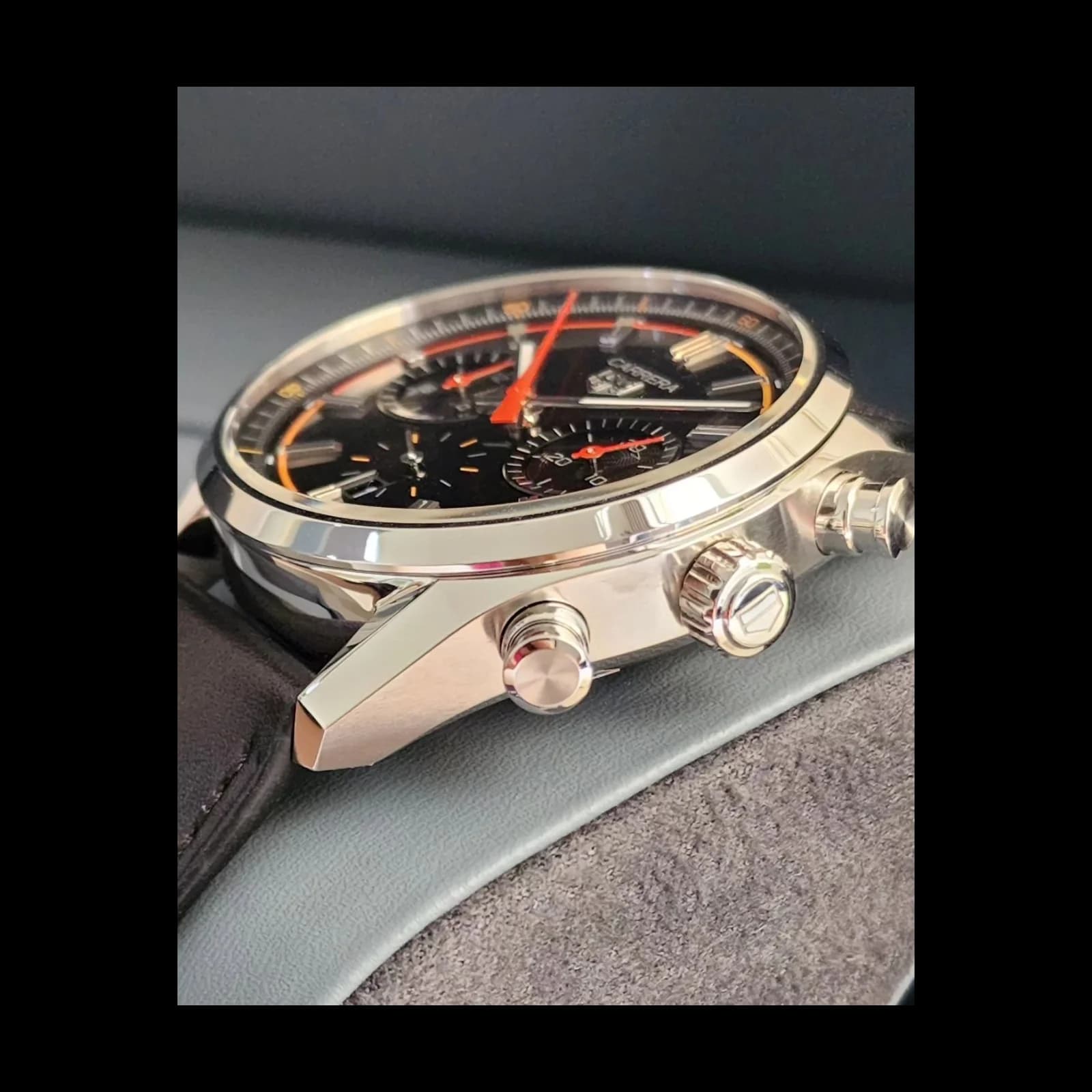 Thumb Carrera Calibre Heuer 02 42 Stainless Steel / Black