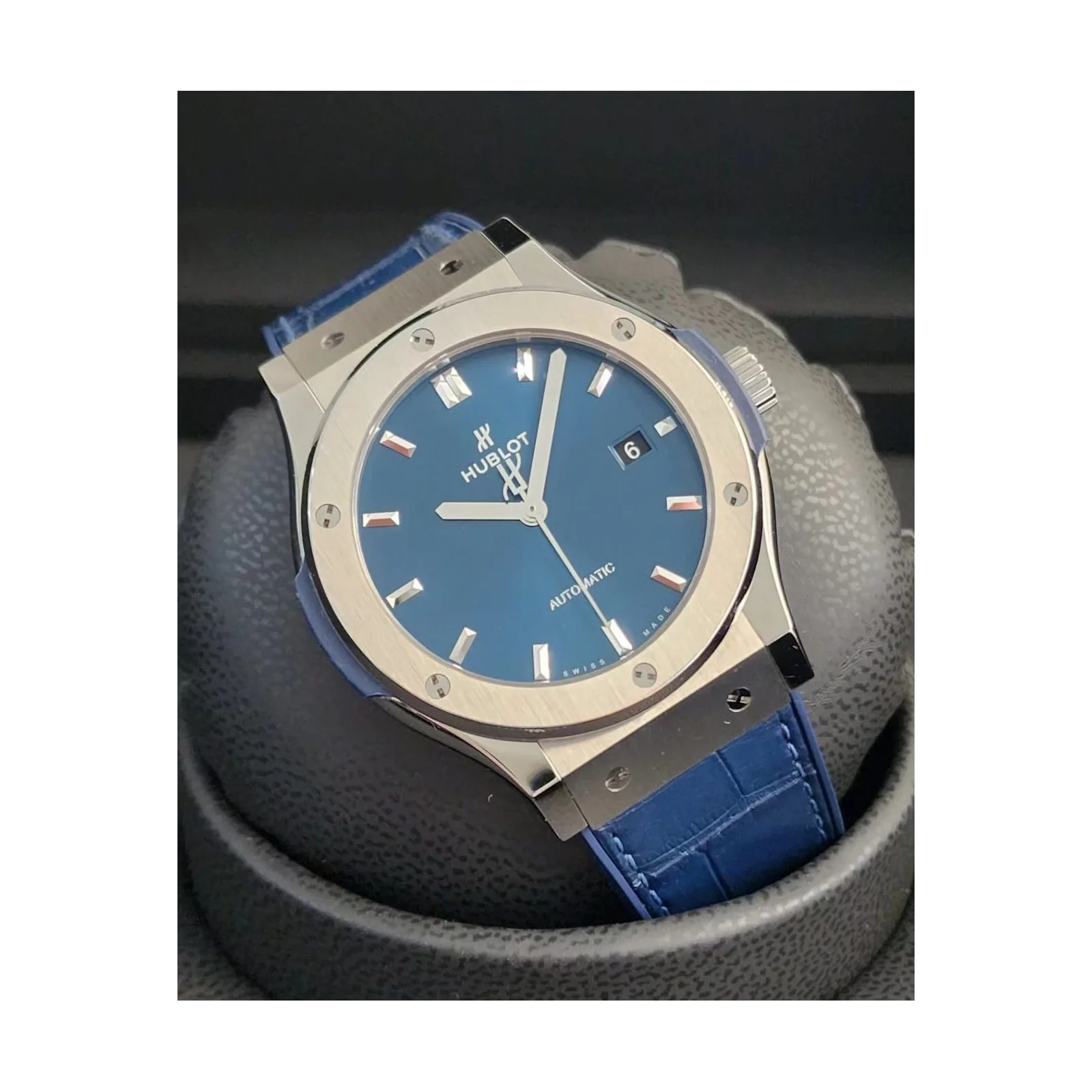 Thumb Classic Fusion 42 Titanium / Blue / Rubber