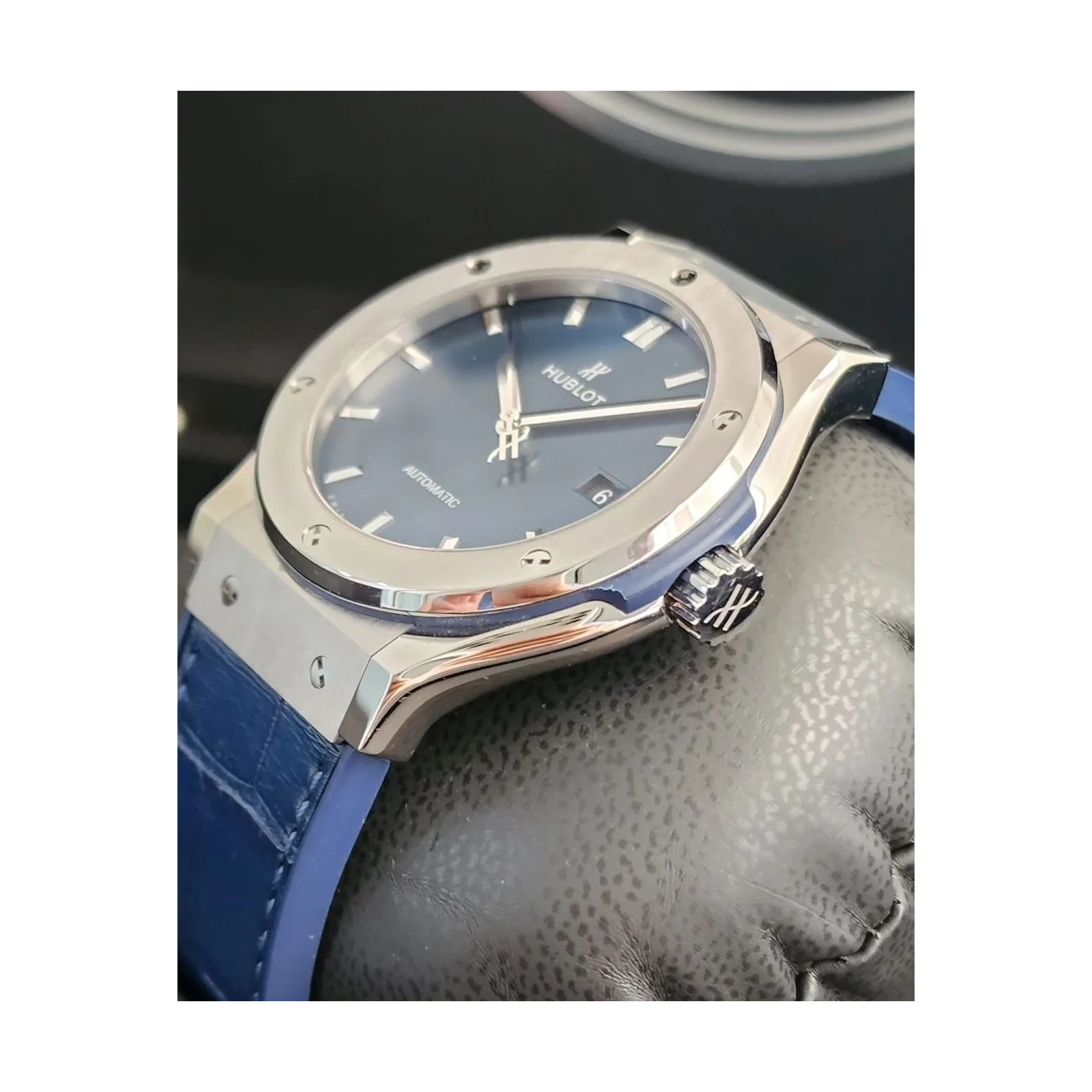 Thumb Classic Fusion 42 Titanium / Blue / Rubber