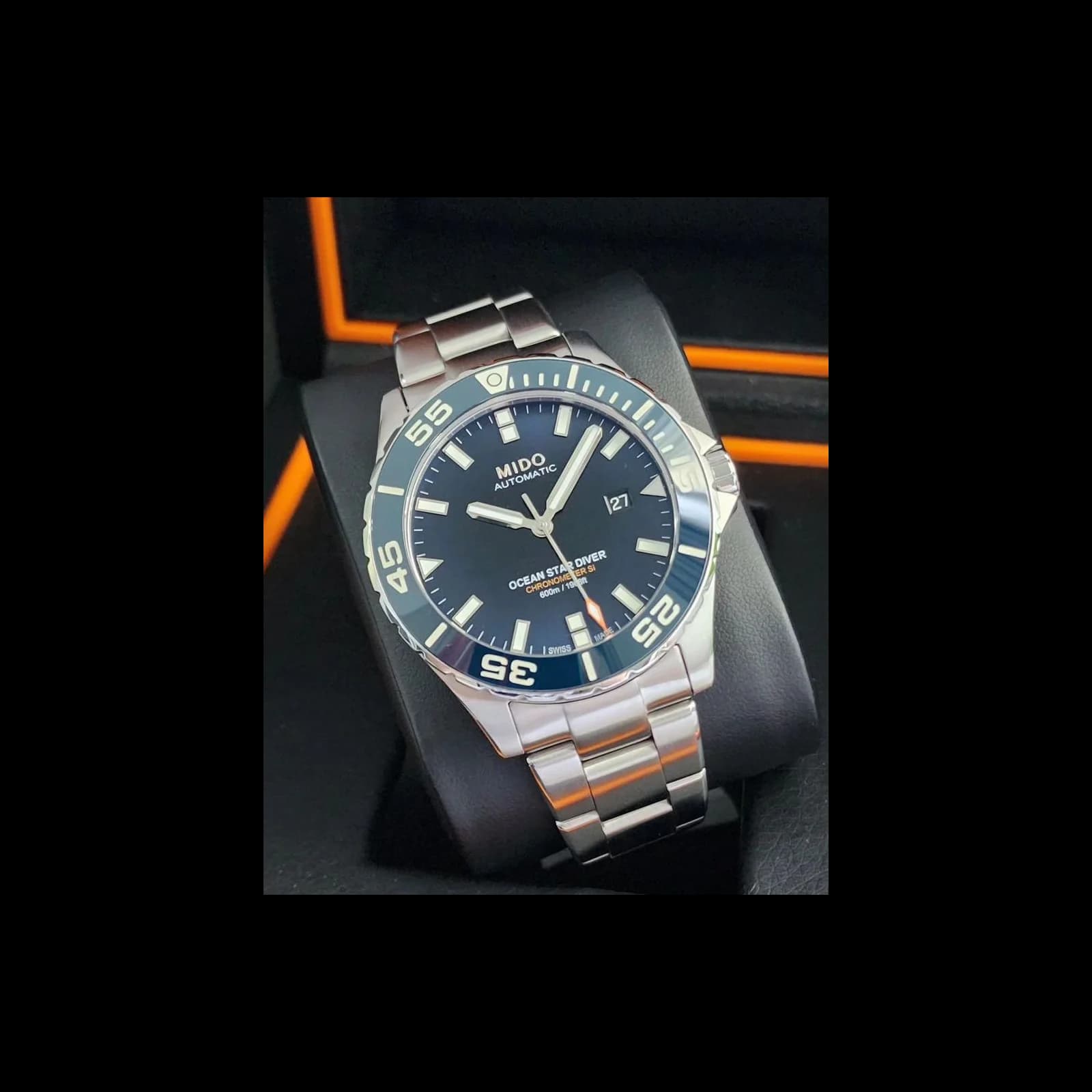 Thumb Ocean Star 600 Chronometer Stainless Steel / Blue / Bracelet