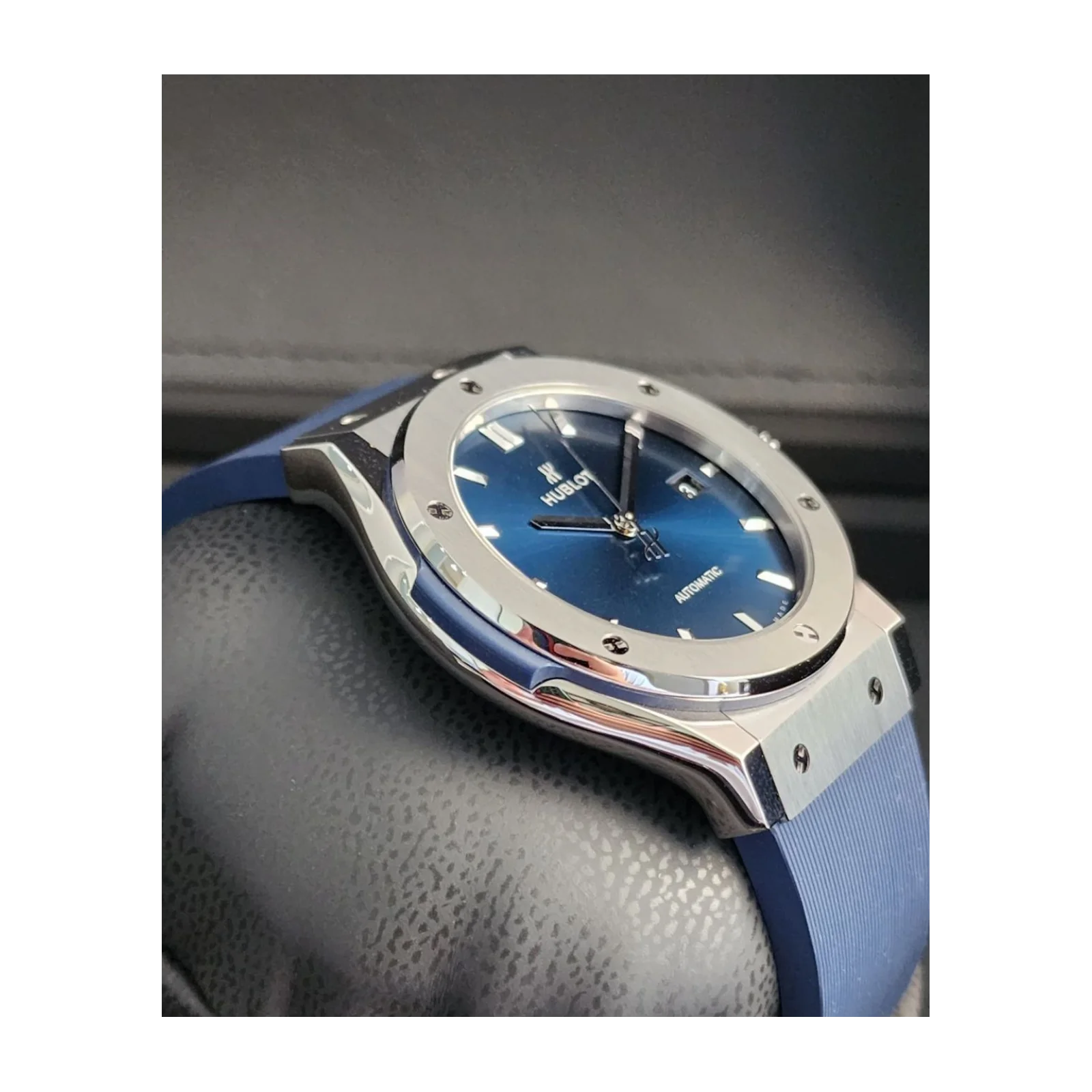 Thumb Classic Fusion 42 Titanium / Blue / Rubber