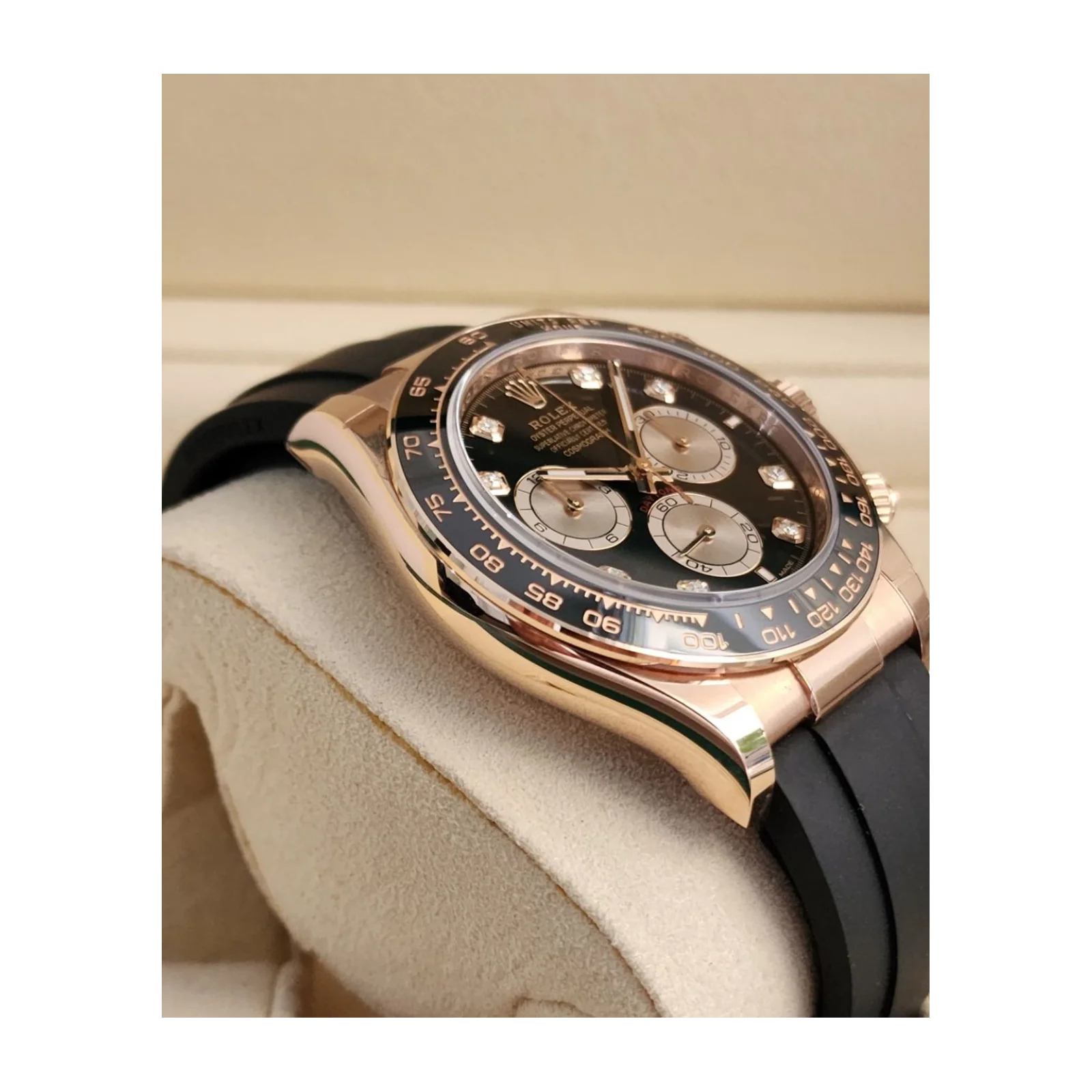 Thumb Cosmograph Daytona Everose - Cerachrom / Black - Sundust- Diamond / Oysterflex