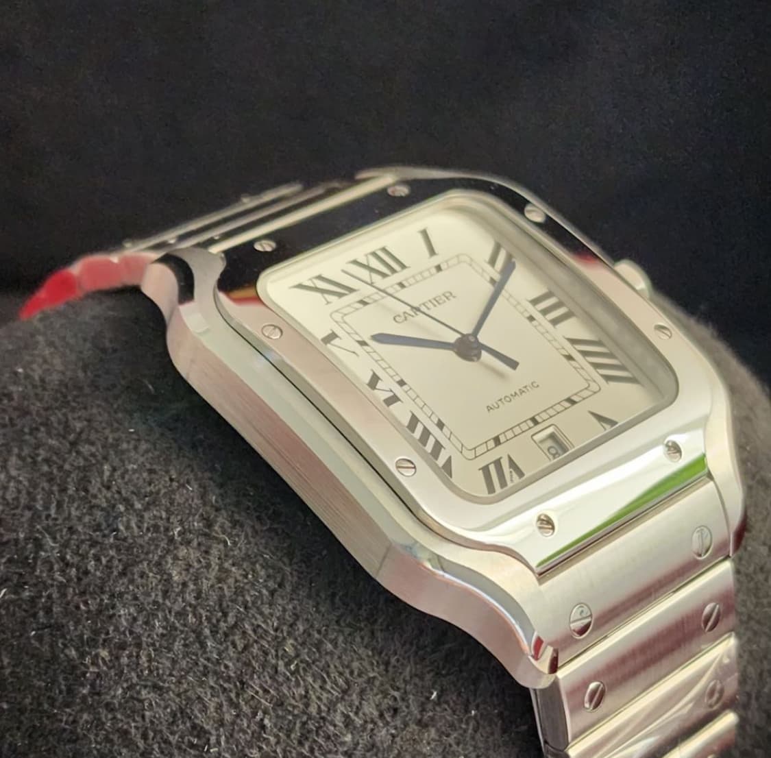 Thumb Santos White Dial Large