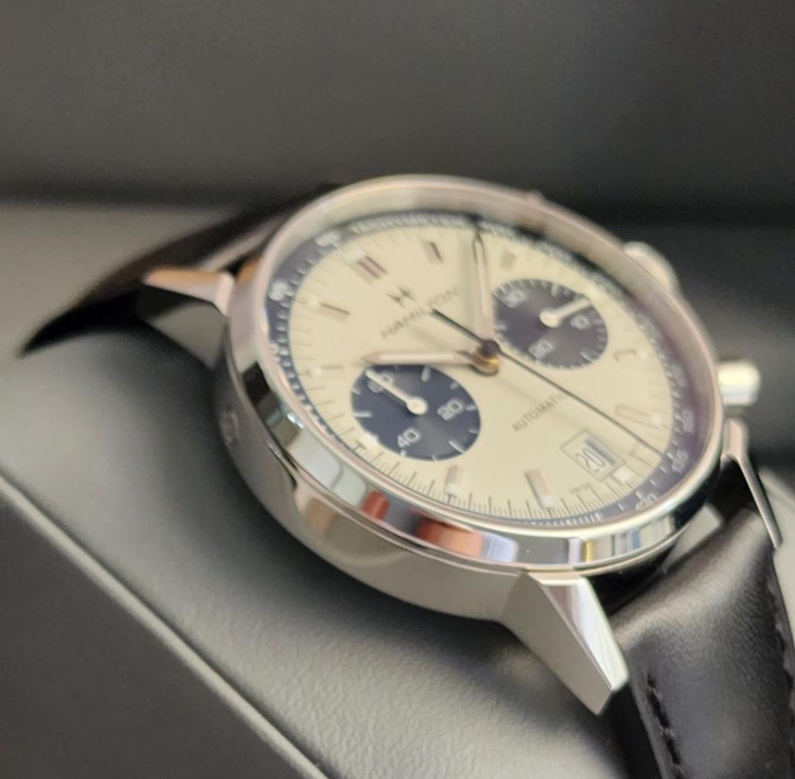 Thumb Intra-Matic 68 Auto Chrono Stainless Steel / Silver / Strap