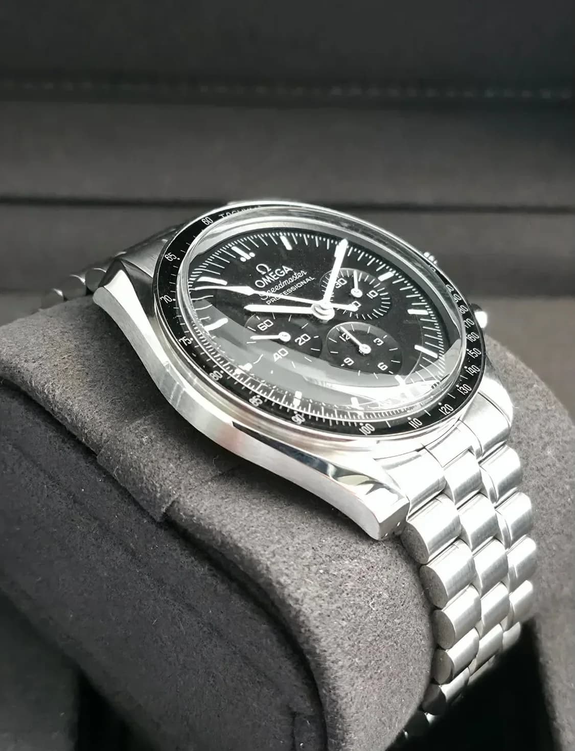 Thumb Speedmaster Professional Moonwatch 3861 Stainless Steel / Black / Plexi / Bracelet