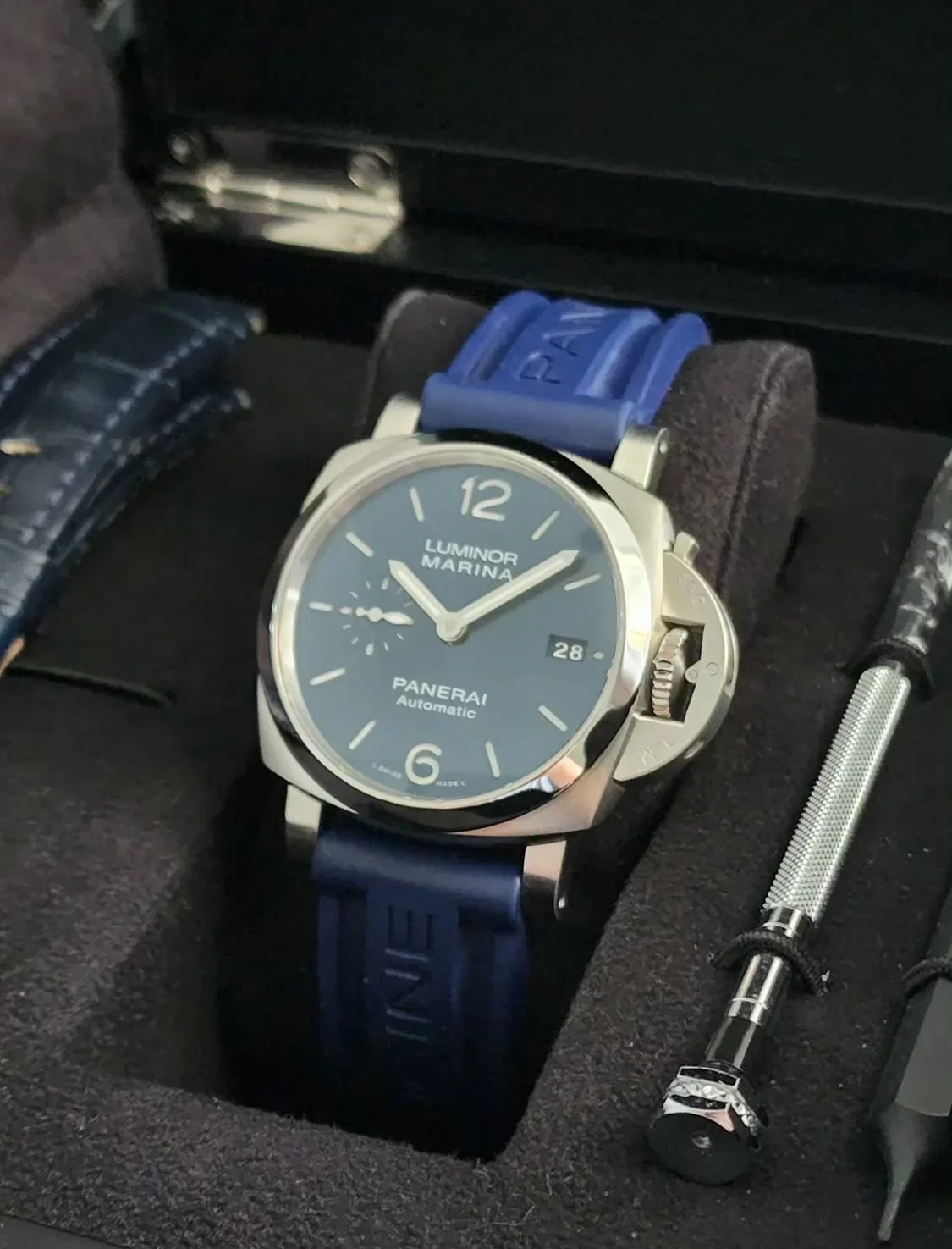 Thumb Luminor 1950 Marina 42 3 Days Automatic Stainless Steel / Blue