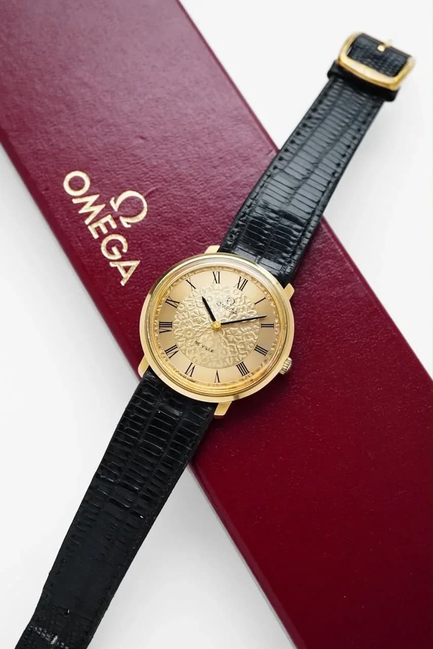 Thumb Omega De ville Floral Dial