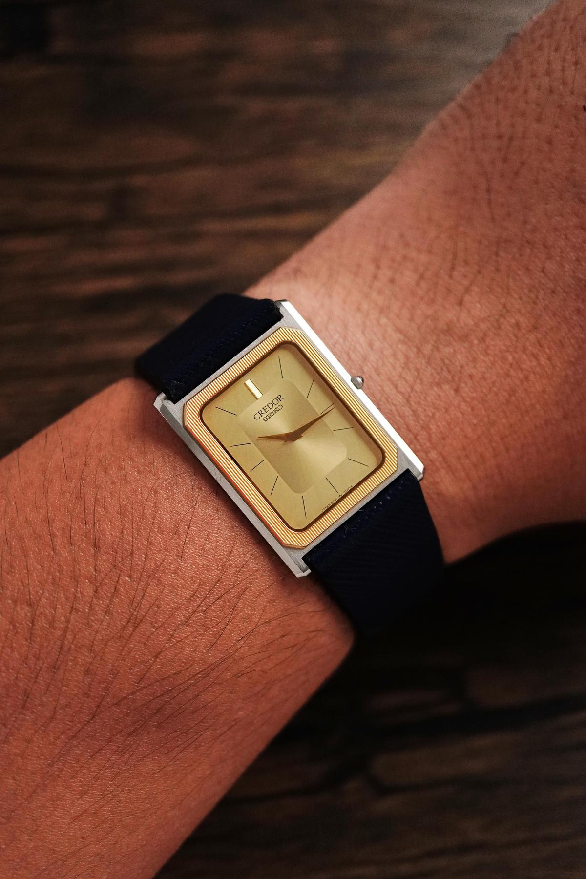 Thumb Seiko Credor Tank