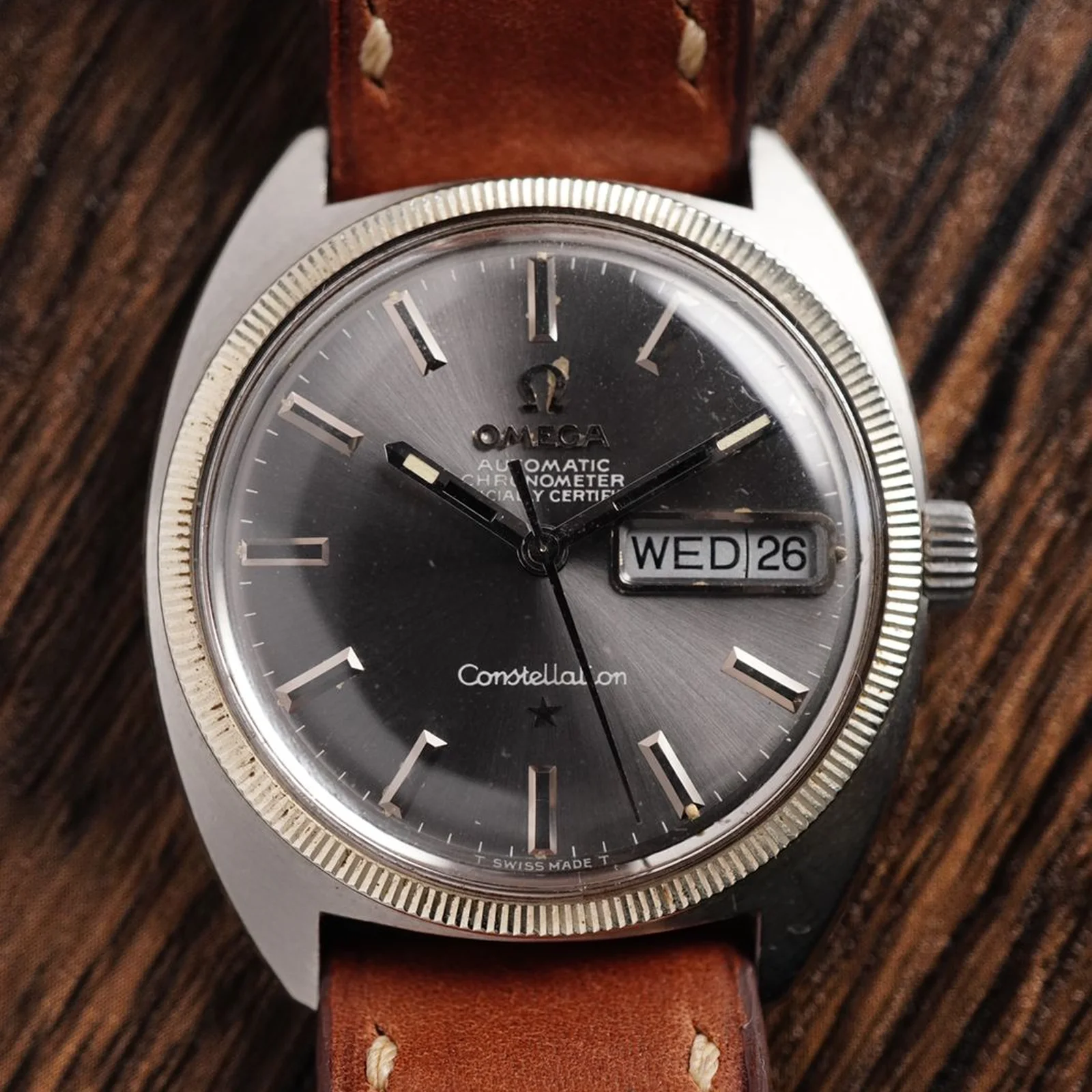 Thumb Omega Constellation Grey Dial