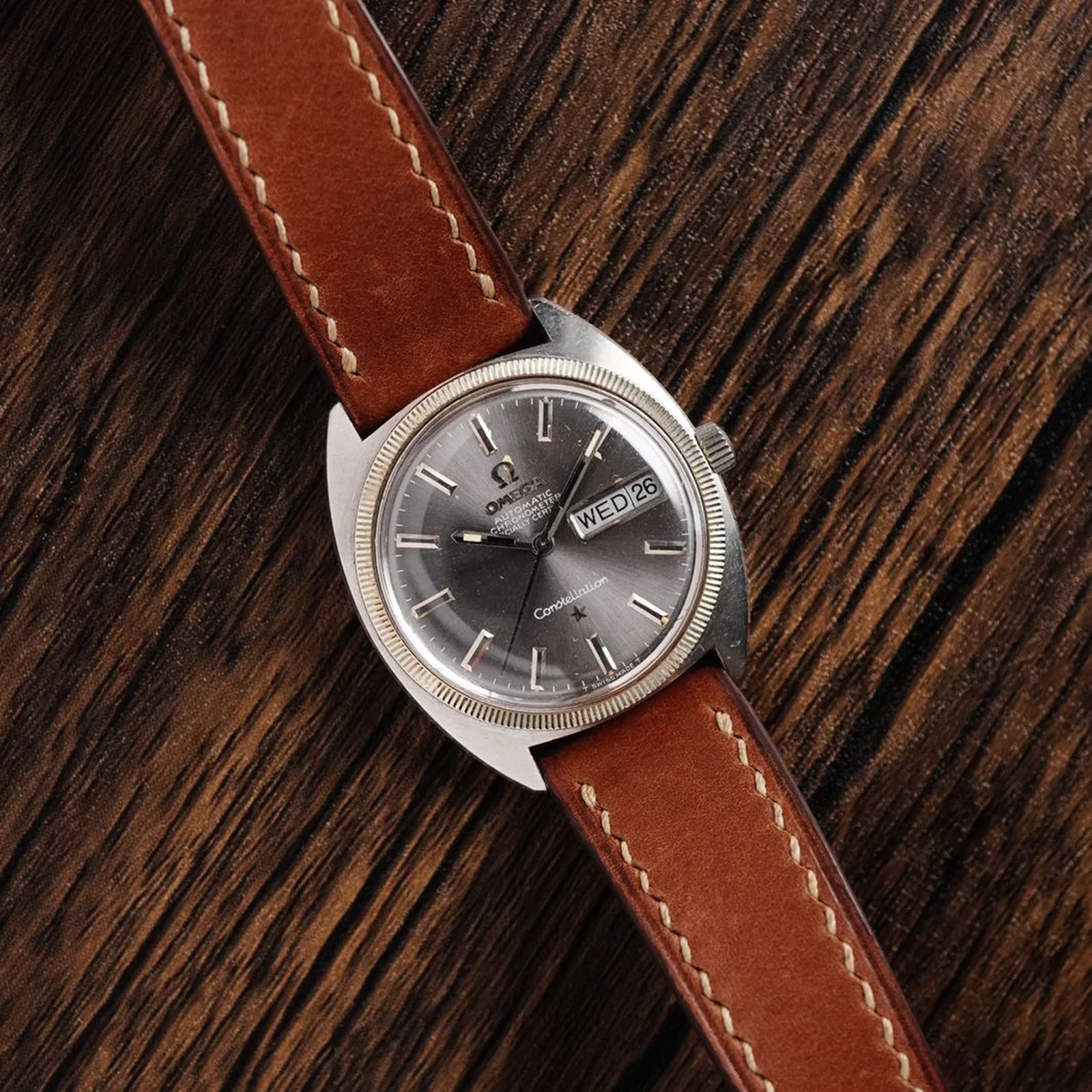 Thumb Omega Constellation Grey Dial
