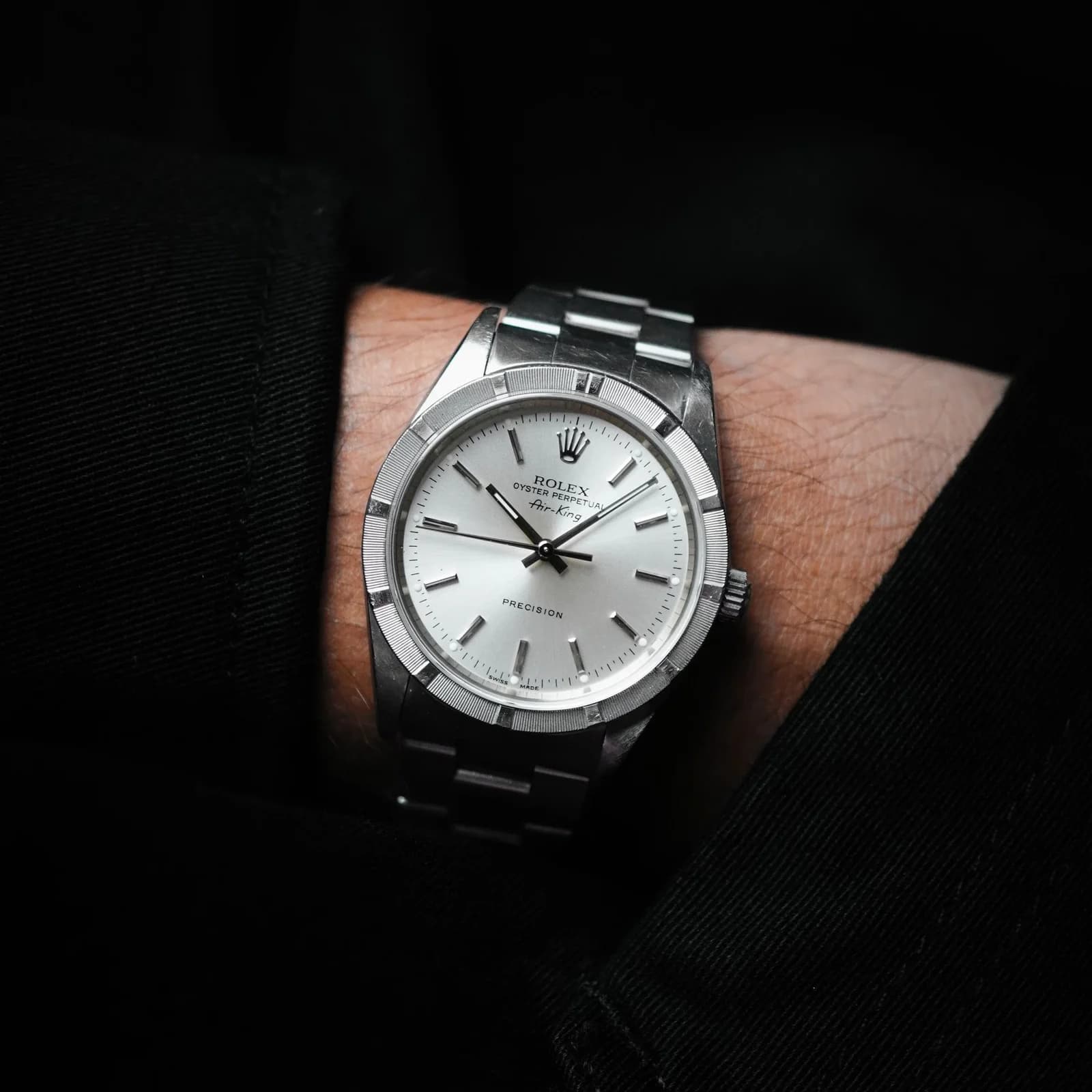 Thumb Air-King Precision Silver Dial