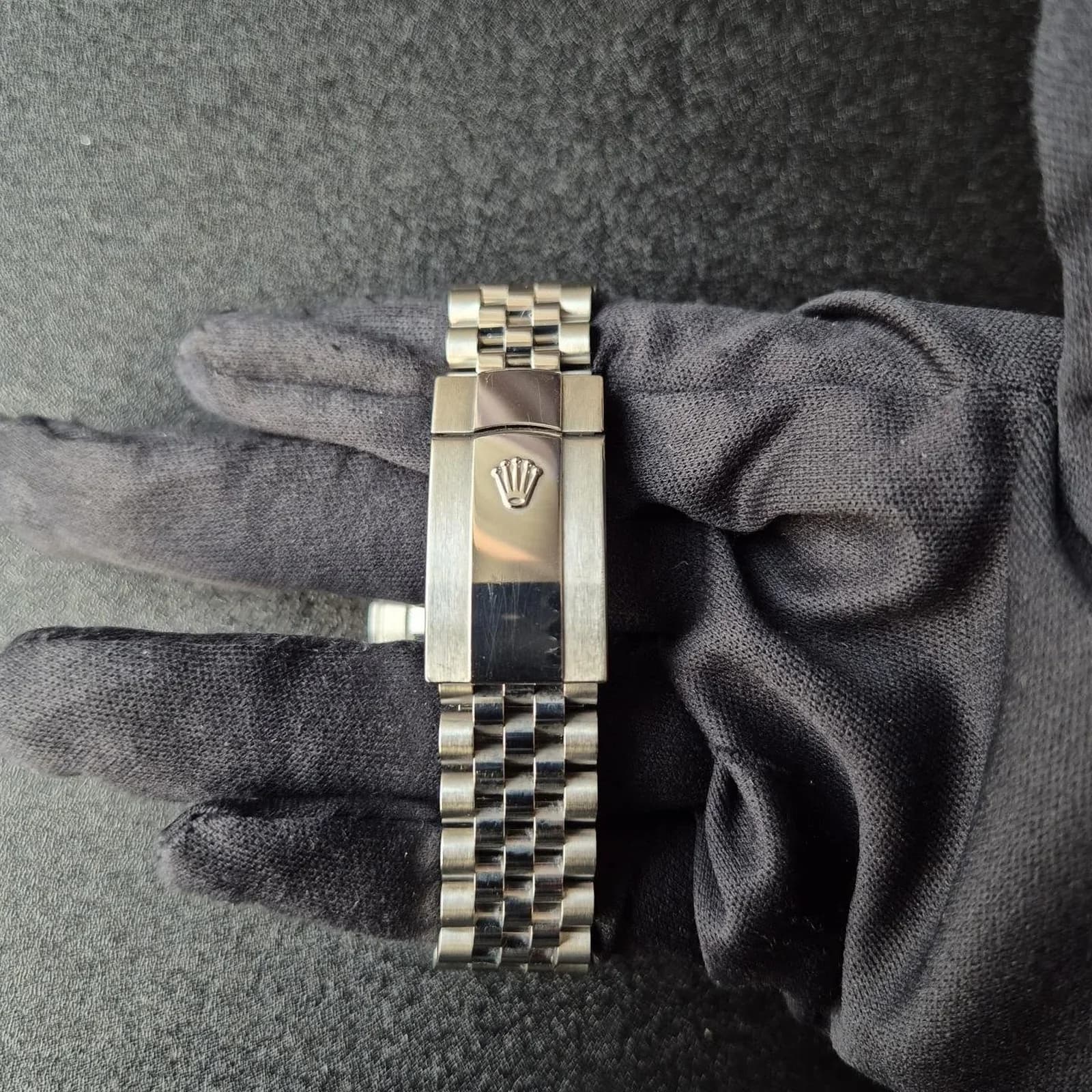 Thumb Datejust 41 Stainless Steel Smooth / Jubilee / Dark Rhodium
