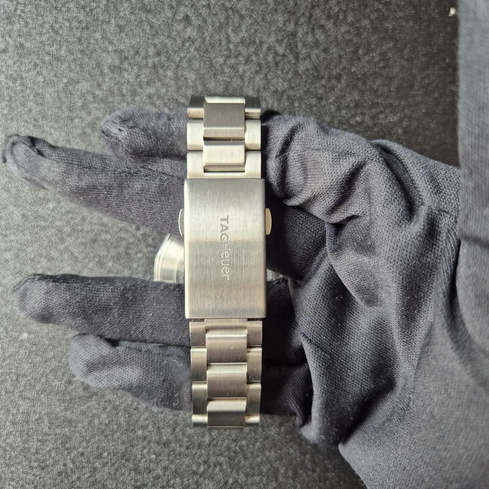 Thumb Aquaracer 300M Quartz Chronograph 43 Stainless Steel / Black / Bracelet