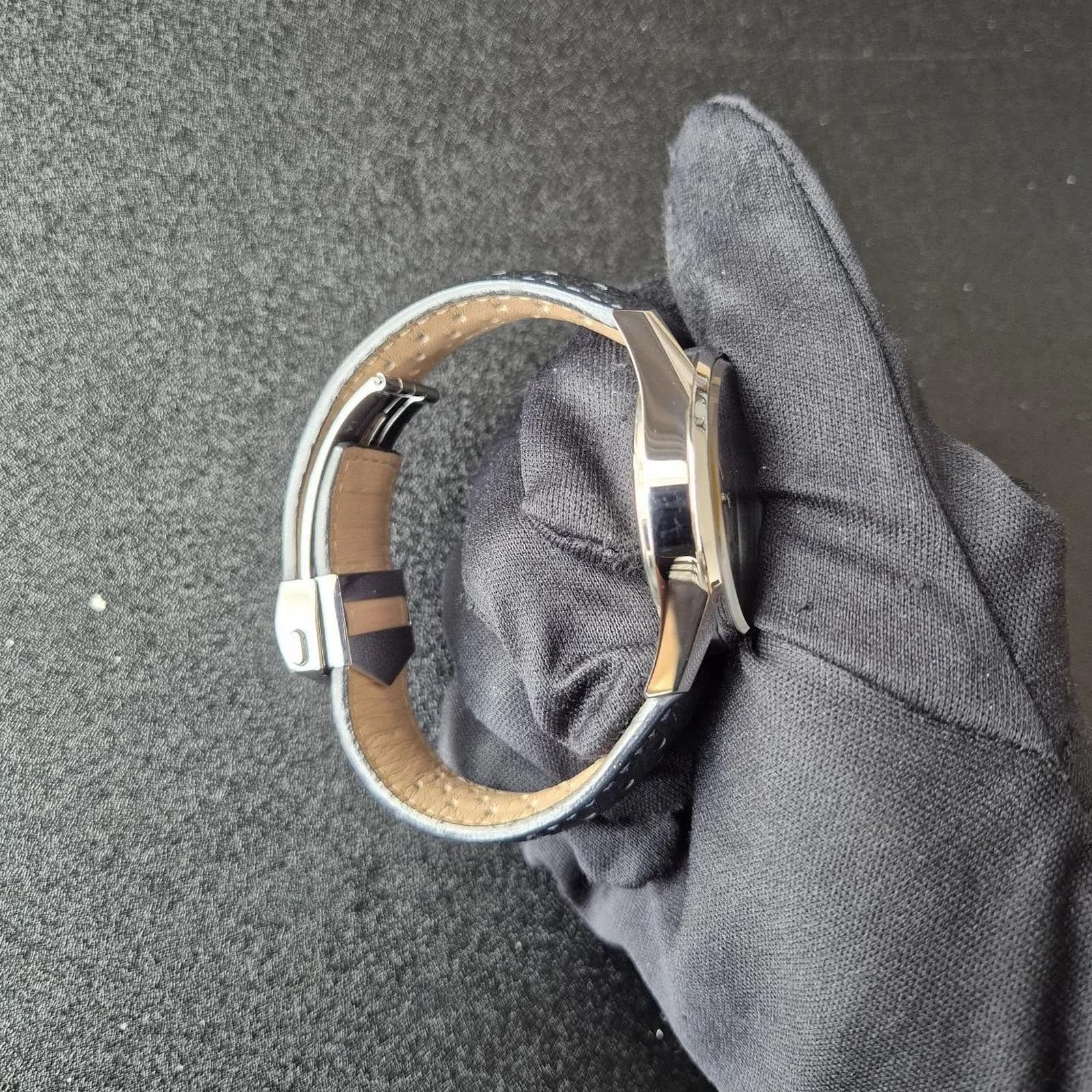 Thumb Carrera Calibre 6 39 Stainless Steel / Silver / Calf