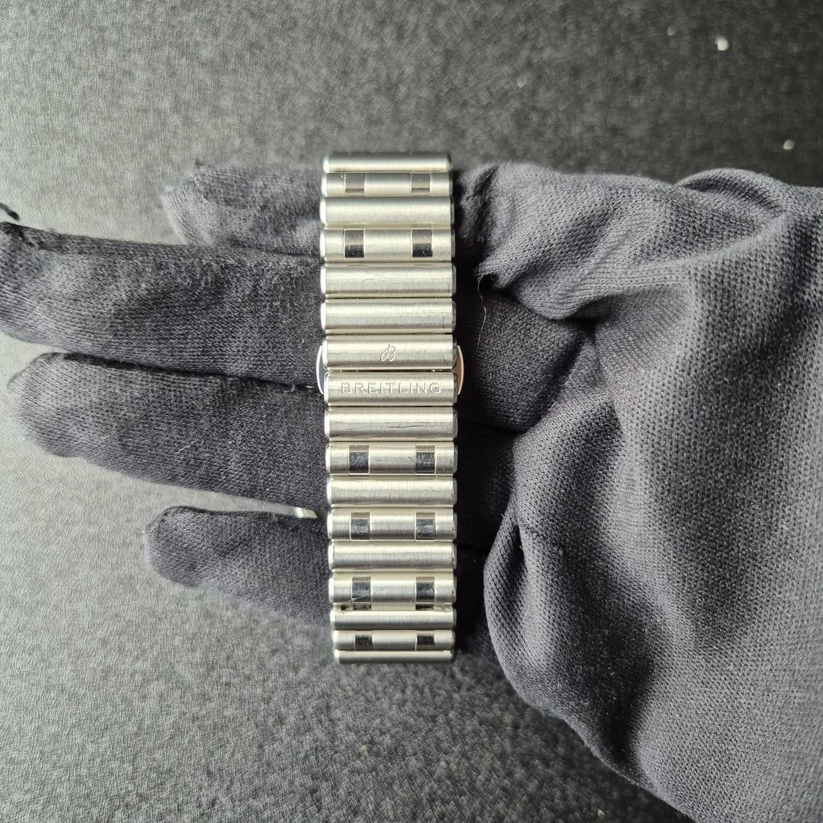 Thumb Chronomat 40 GMT Stainless Steel / Silver / Rouleaux