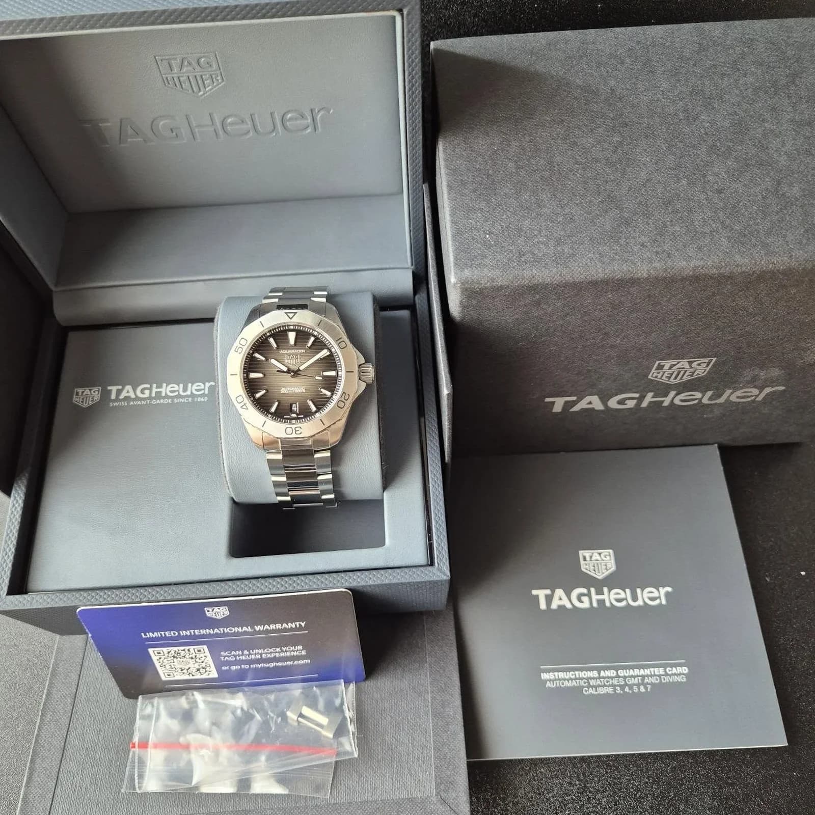 Thumb Aquaracer Professional 200 Automatic 40 Stainless Steel / Black