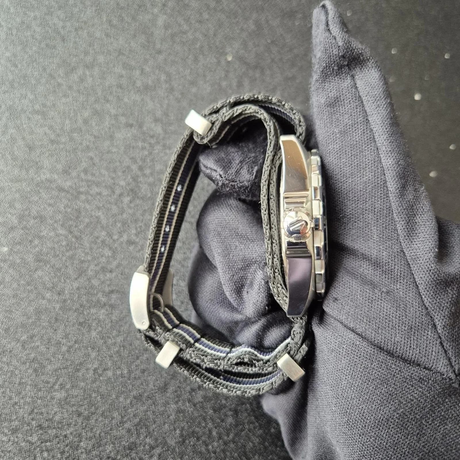 Thumb Formula 1 Quartz 43 Stainless Steel / Blue / NATO