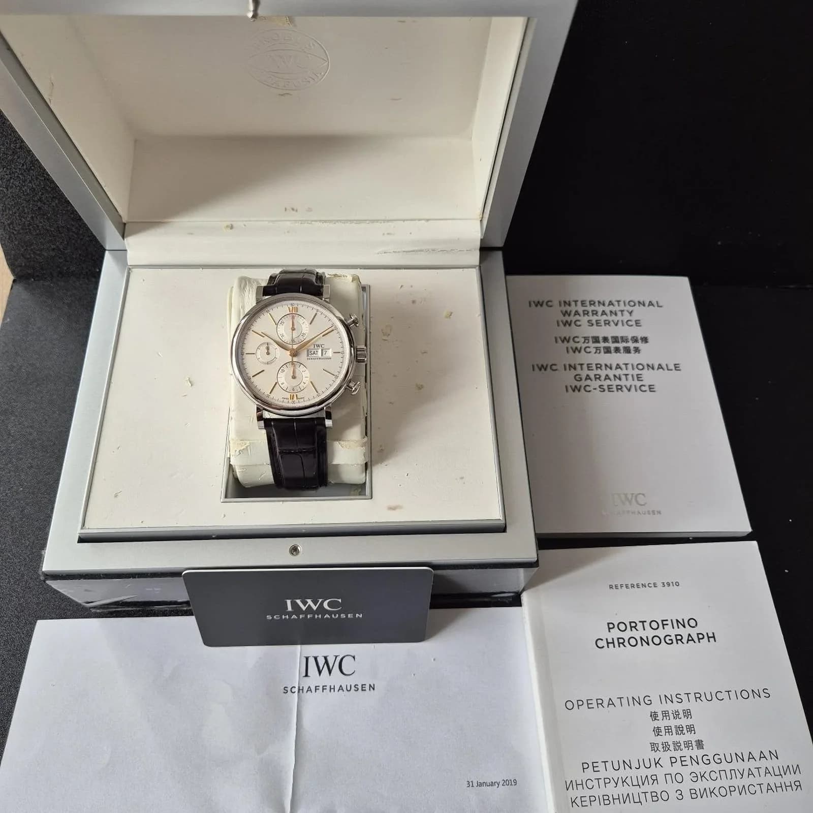 Thumb Portofino Chronograph Stainless Steel / Silver