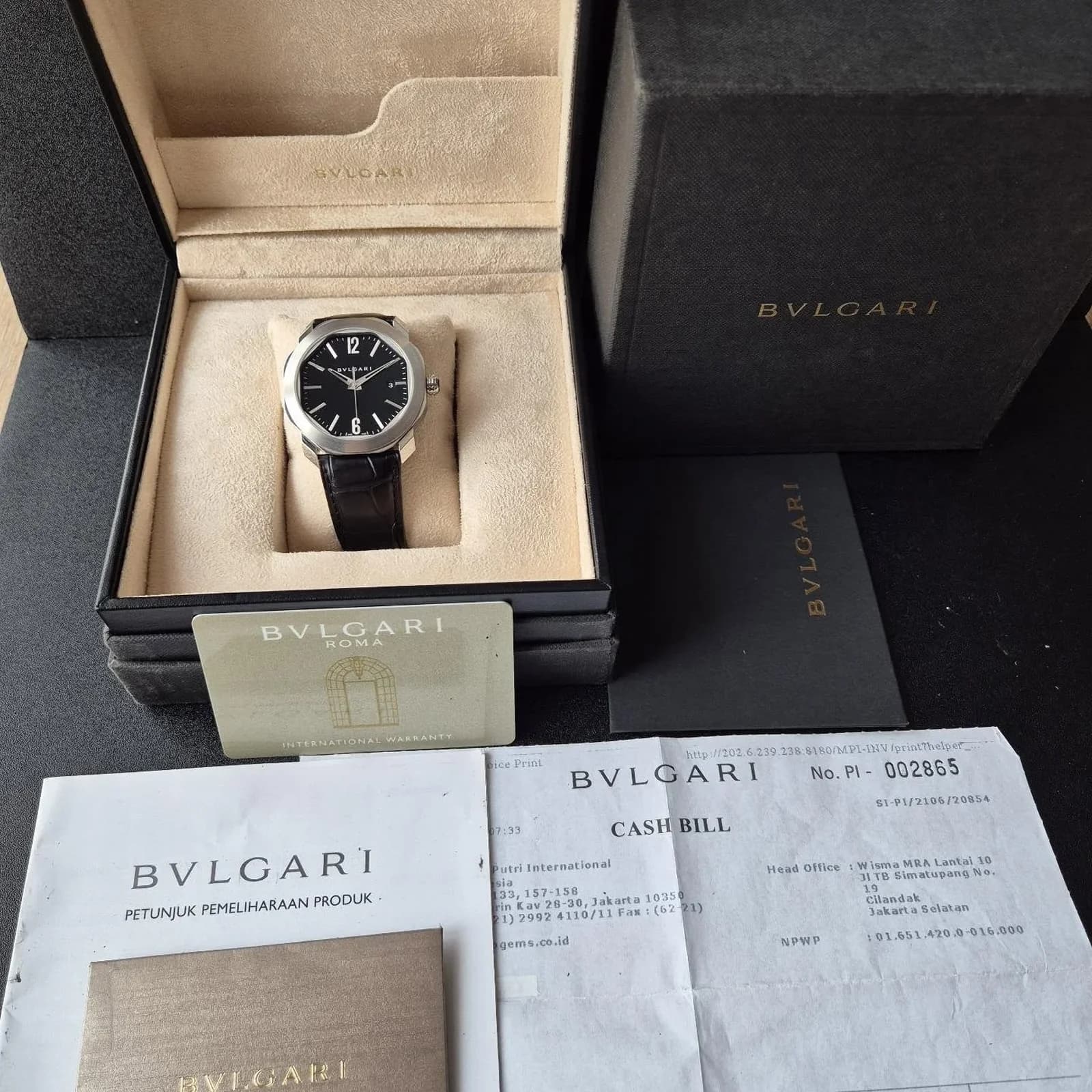 Thumb Octo Roma 41 Automatic Stainless Steel / Black