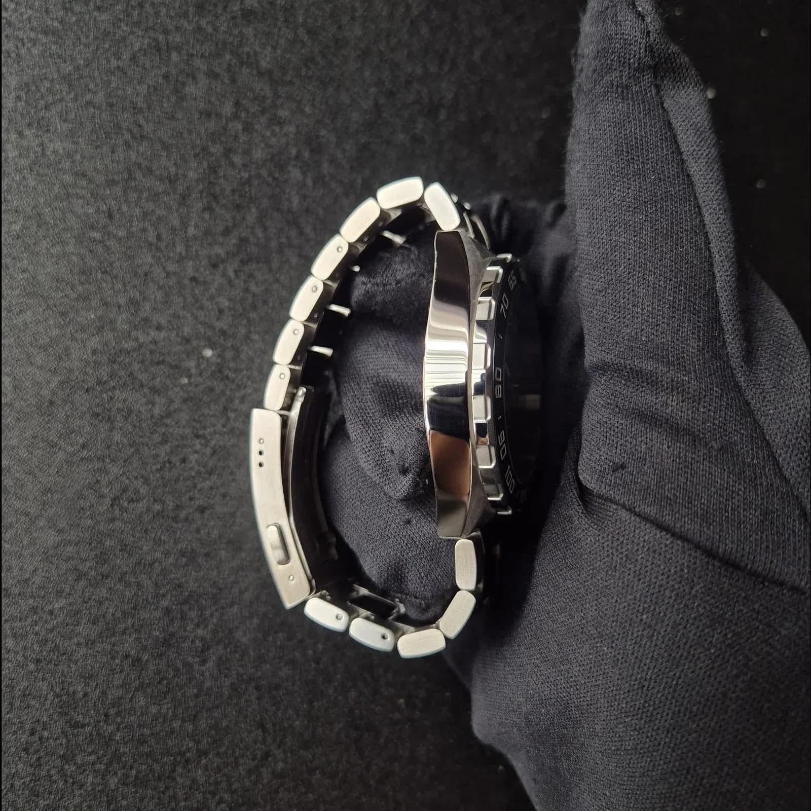 Thumb Formula 1 Chronograph Quartz 43 Stainless Steel / Black