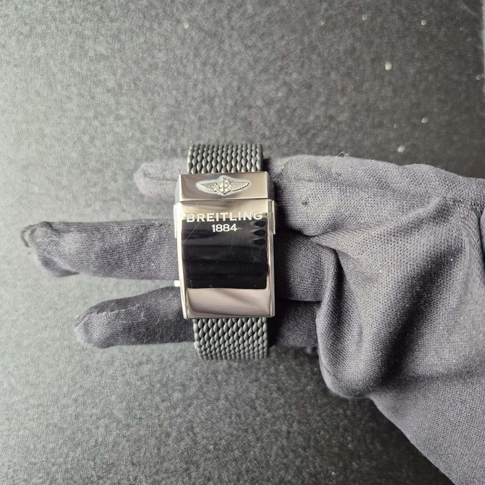 Thumb Superocean Heritage II B20 Automatic 44 Stainless Steel / Black / Rubber / Folding