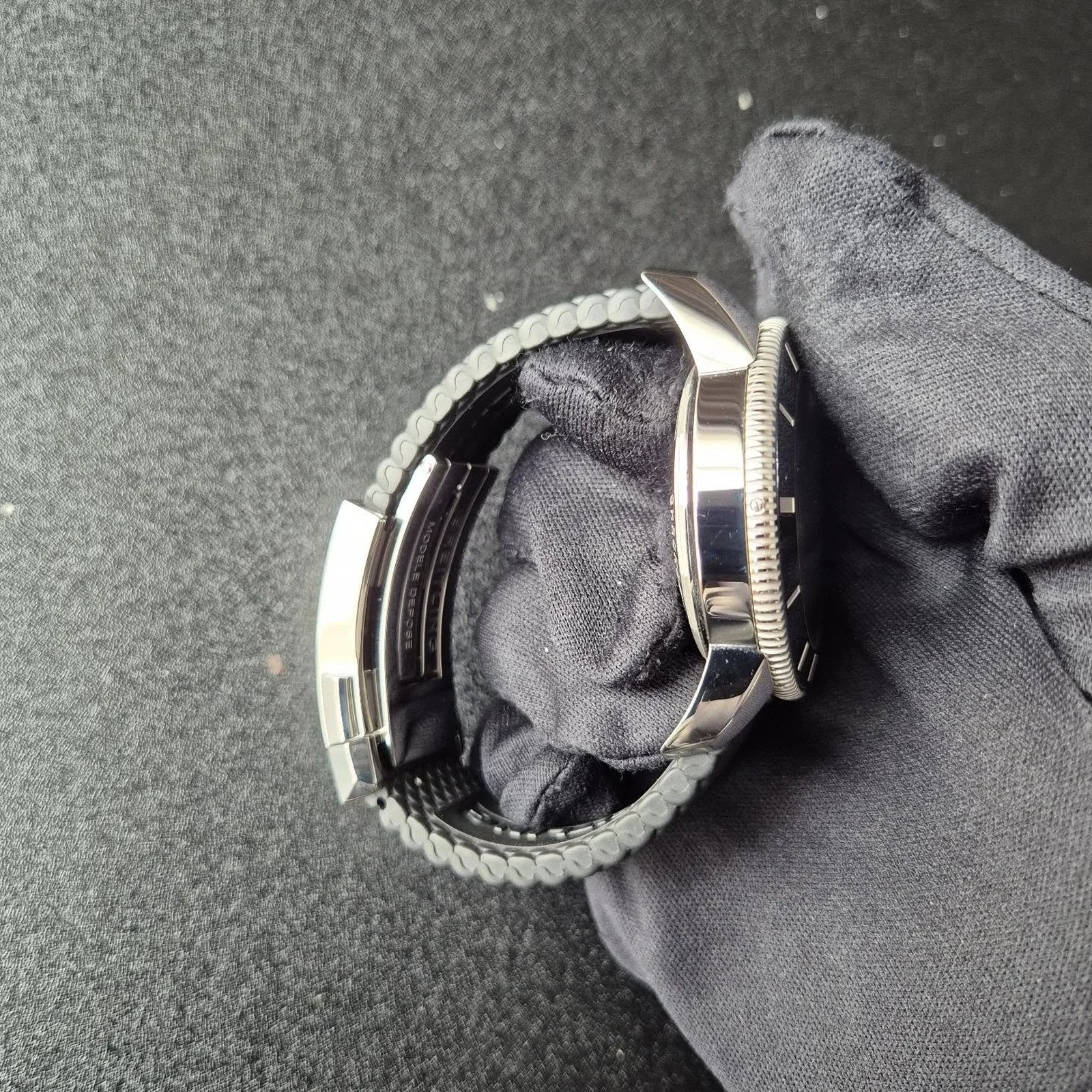 Thumb Superocean Heritage II B20 Automatic 44 Stainless Steel / Black / Rubber / Folding