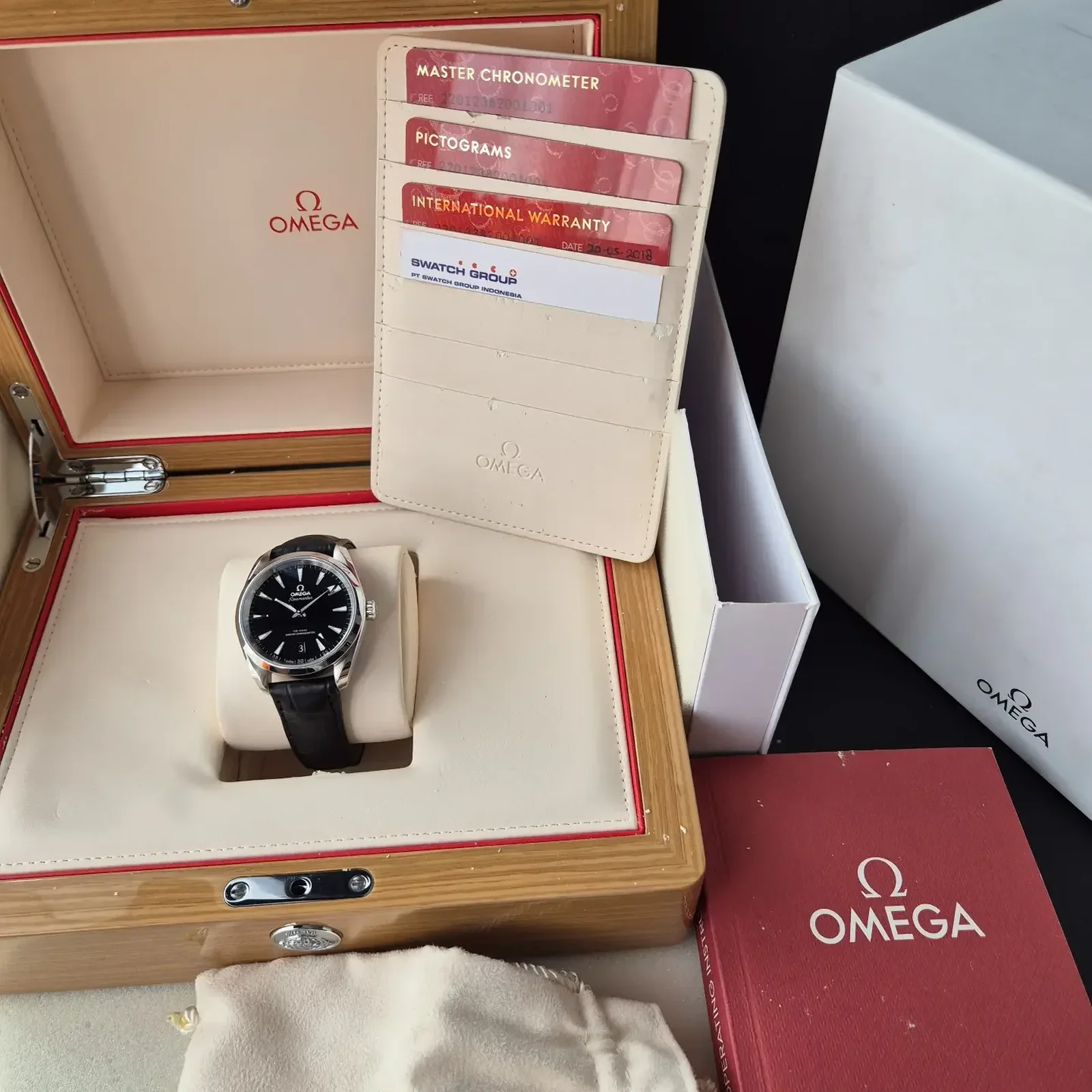 Thumb Seamaster Aqua Terra 150M Master Chronometer 38 Stainless Steel / Black / Rubber