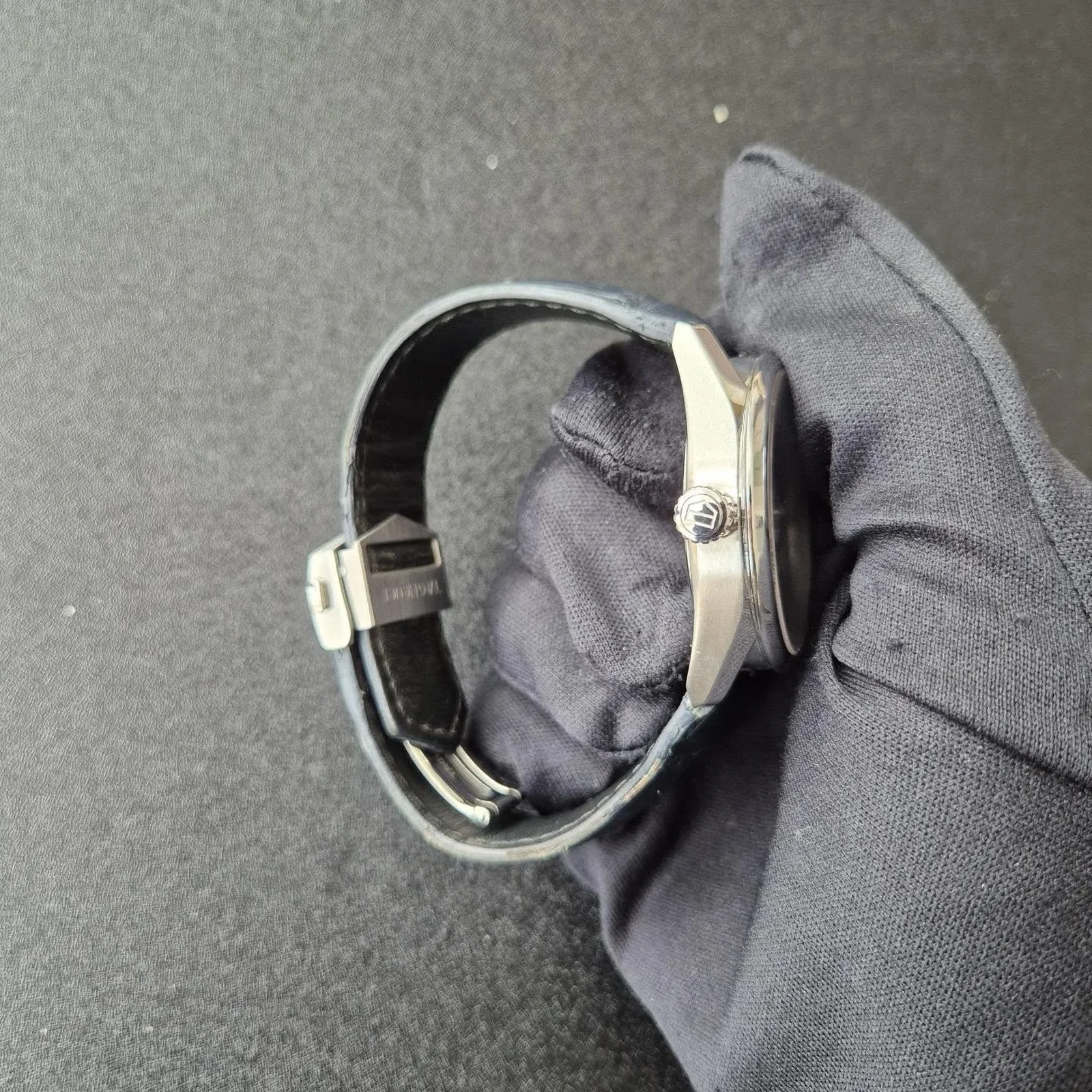 Thumb Carrera Automatic Stainless Steel / Blue
