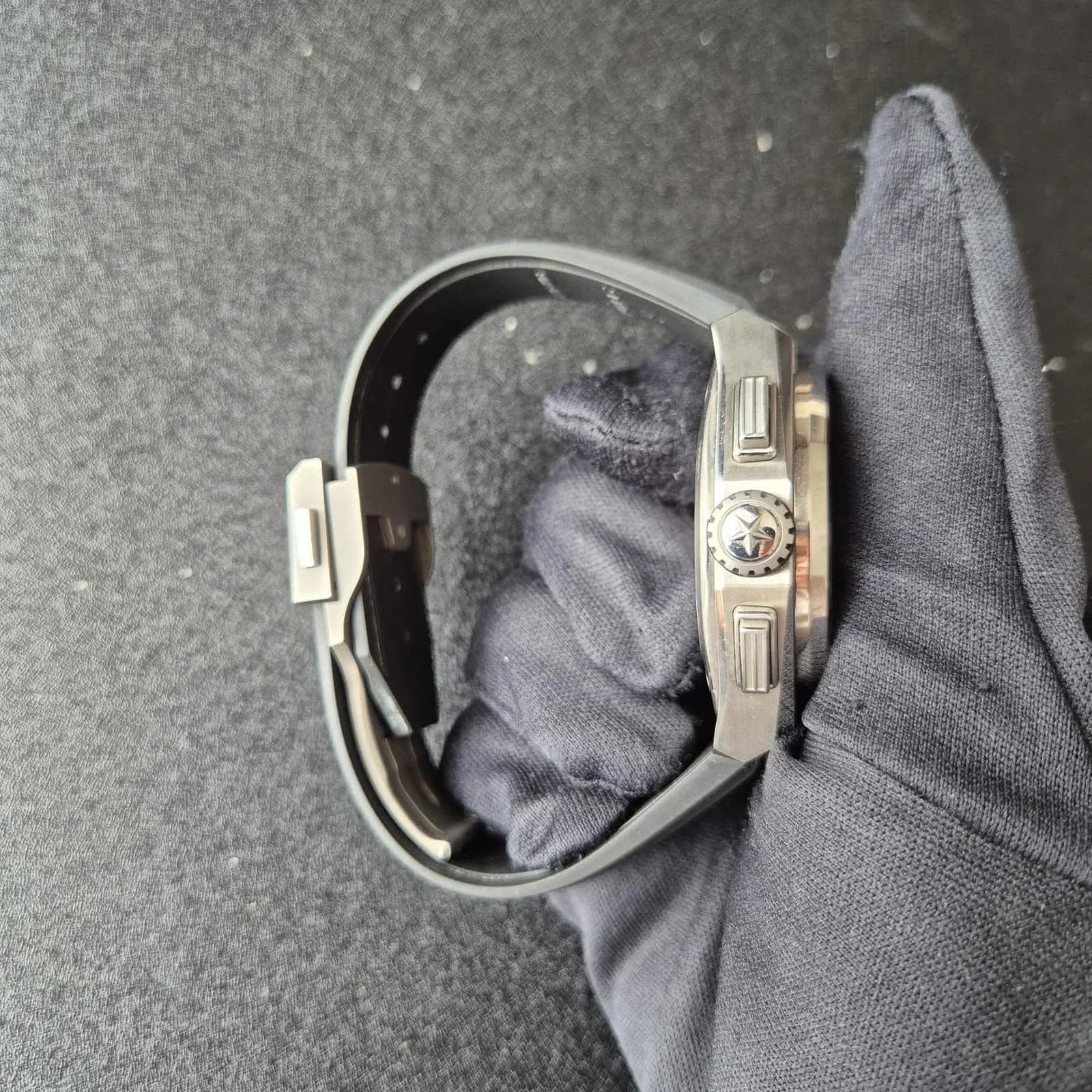 Thumb Defy El Primero 21 Titanium / Skeleton / Alligator