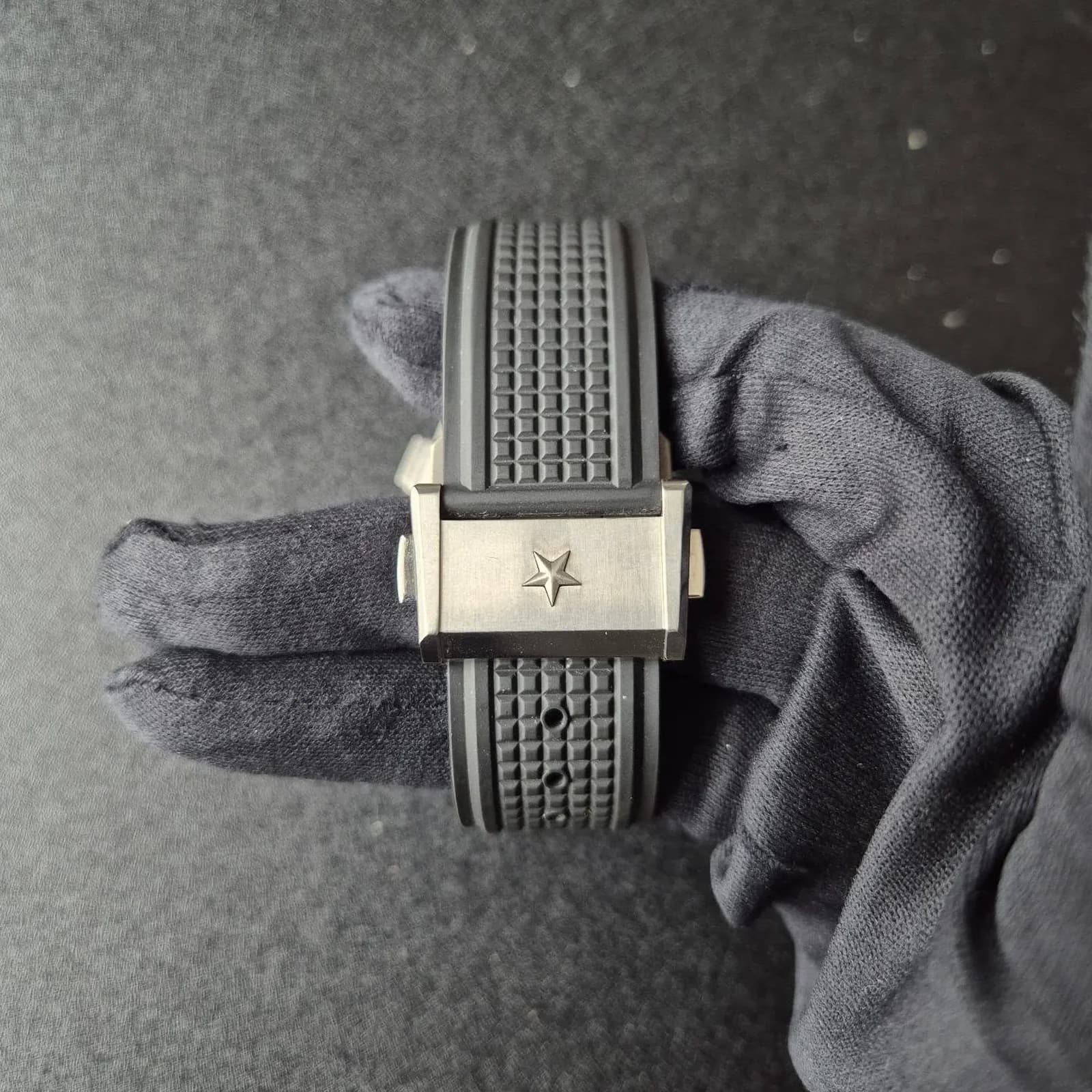Thumb Defy El Primero 21 Titanium / Skeleton / Alligator