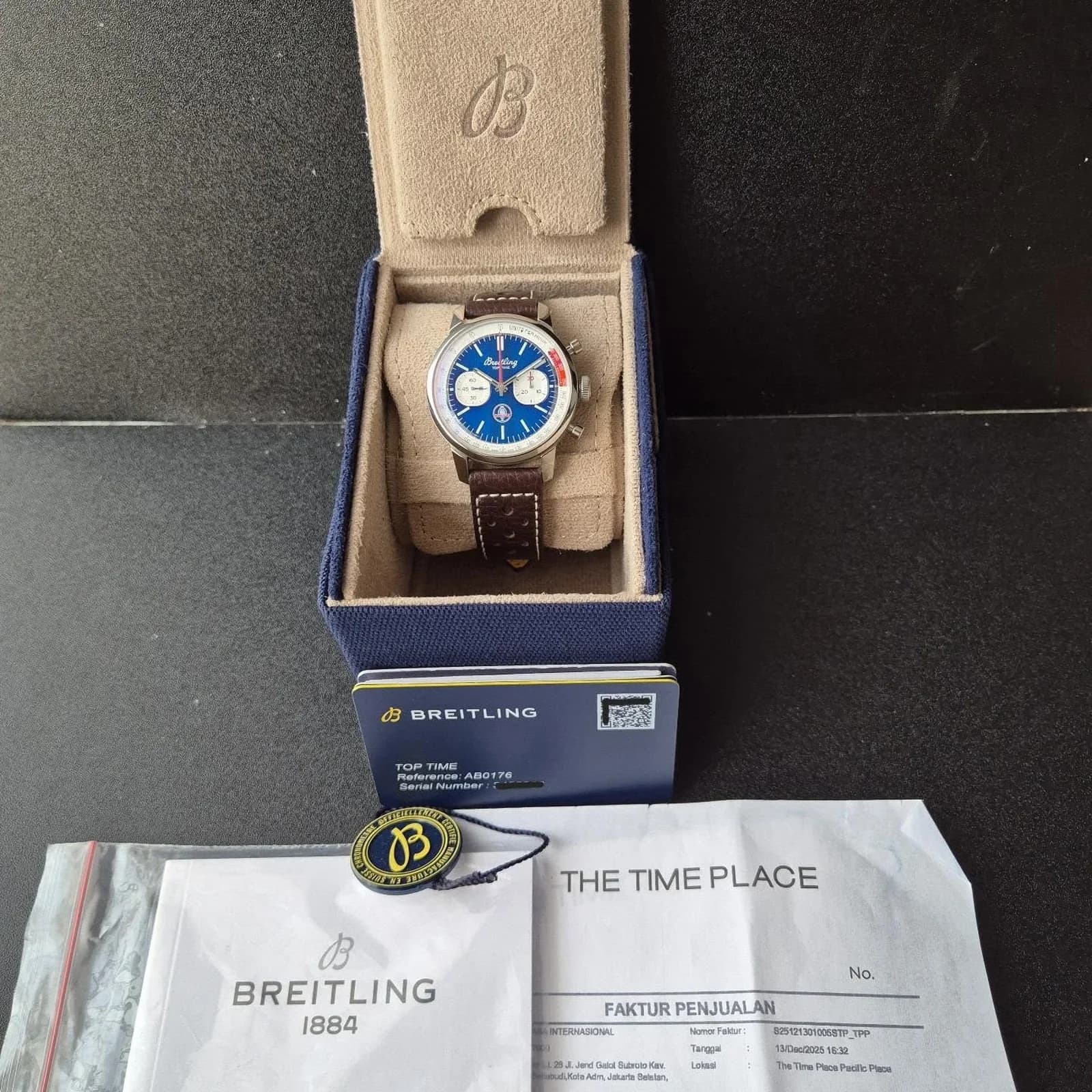 Thumb Top Time B01 Shelby Cobra Stainless Steel