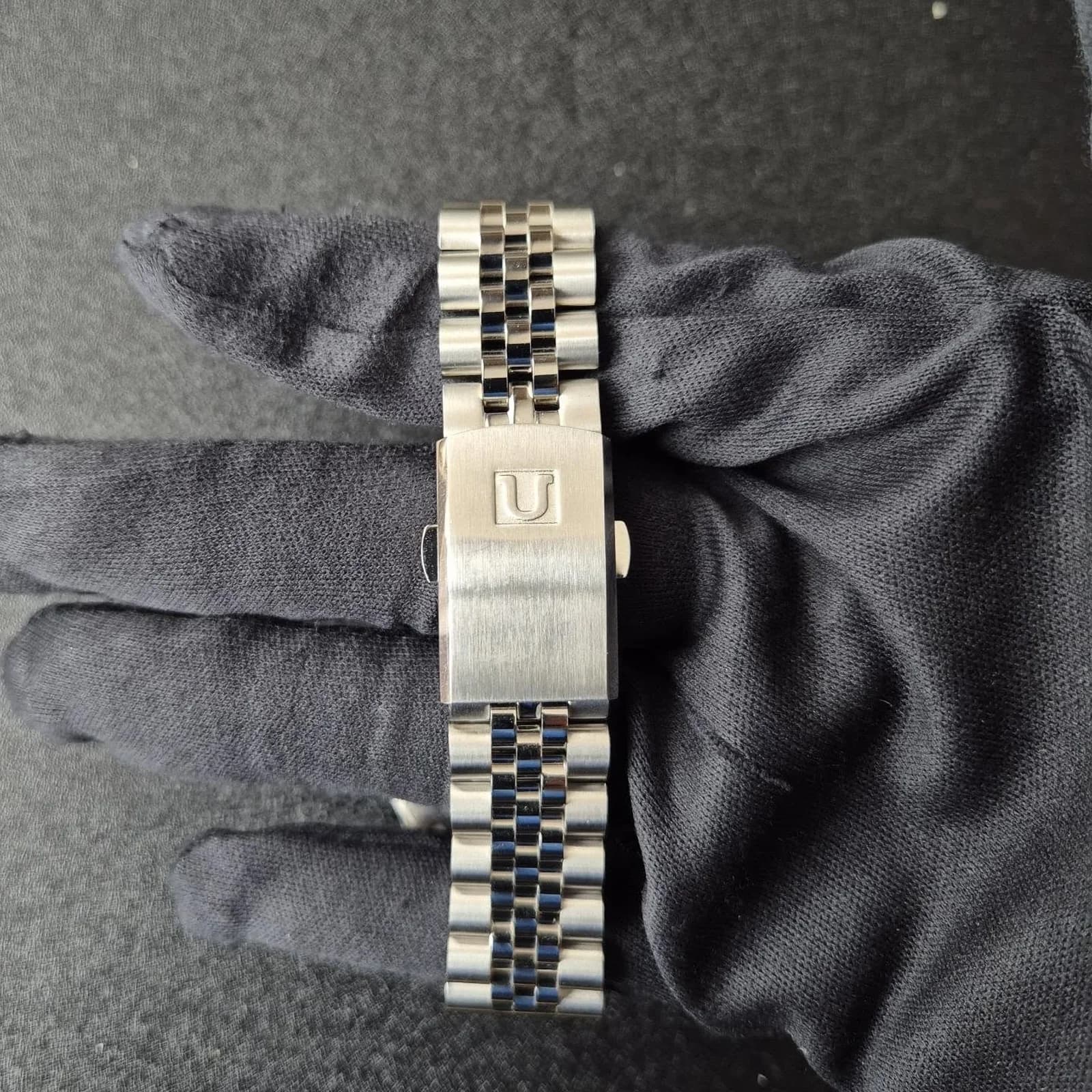 Thumb Khaki Field Murph 38 Stainless Steel / Black / Bracelet