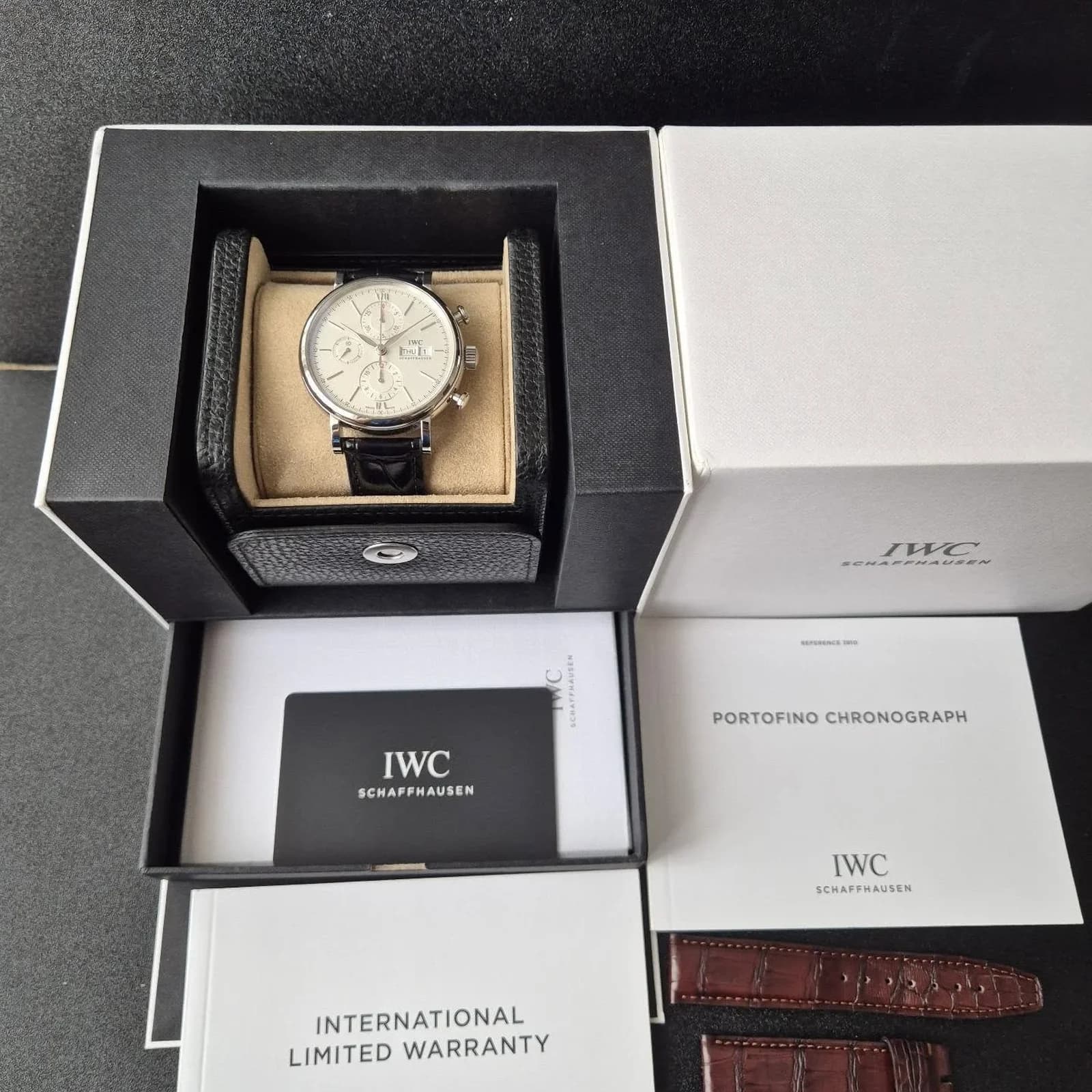 Thumb Portofino Chronograph Stainless Steel / Silver