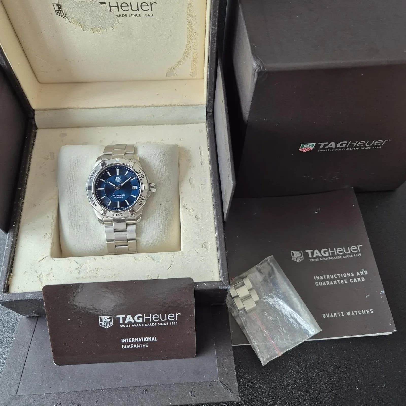 Thumb Aquaracer 300M Quartz 39 Stainless Steel / Blue / Bracelet