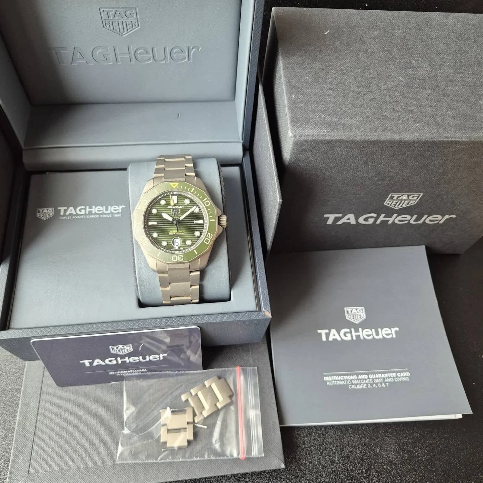 Thumb Aquaracer Professional 300 43 Titanium / Green