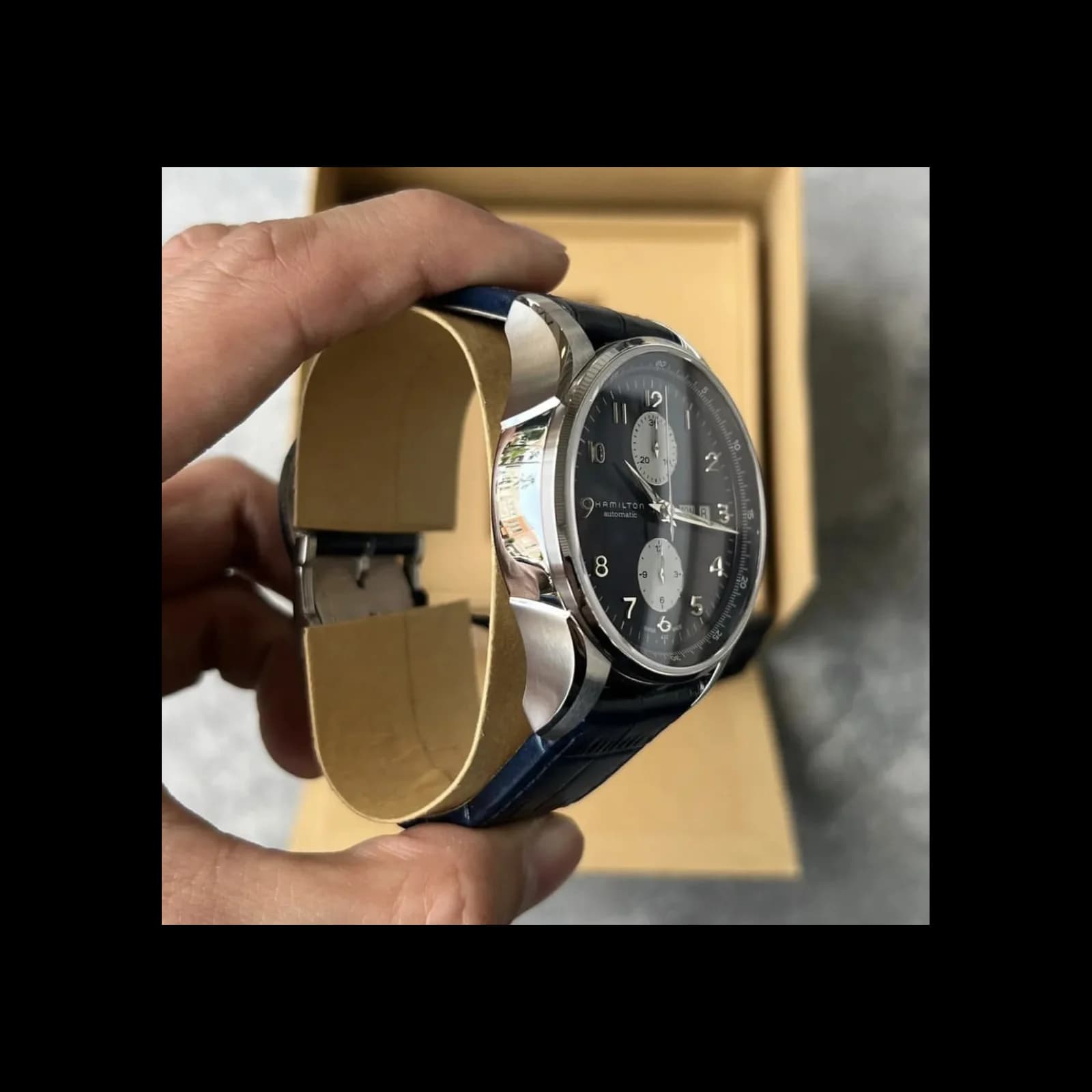 Thumb Jazzmaster Maestro Chronograph 45mm / Blue