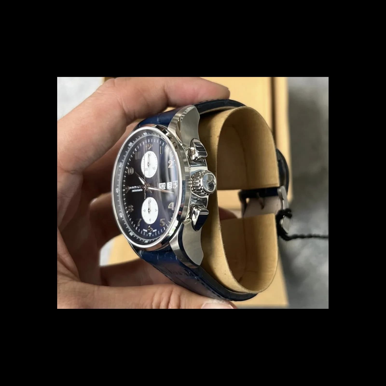 Thumb Jazzmaster Maestro Chronograph 45mm / Blue
