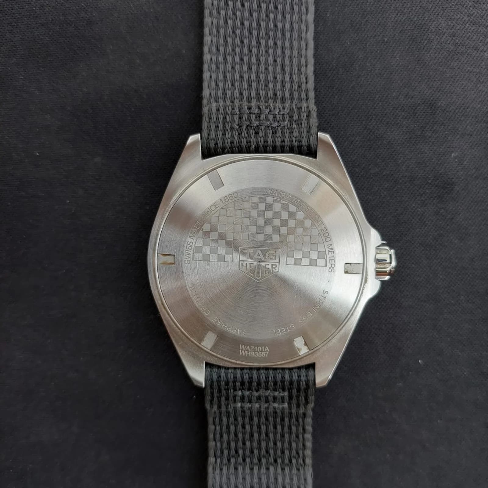 Thumb Formula 1 Quartz 43 Stainless Steel / Orange / Nato Strap