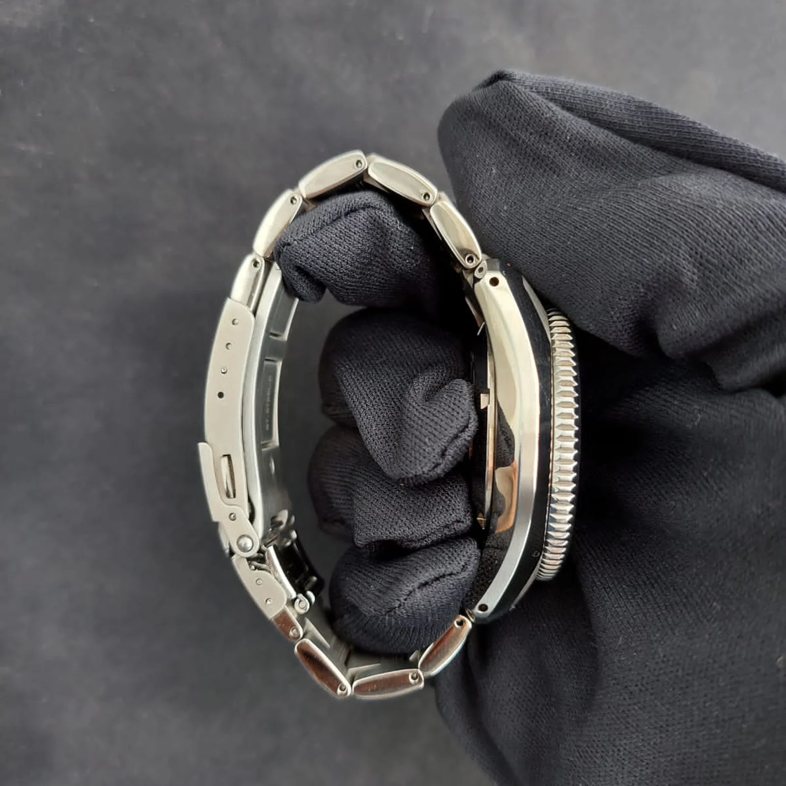 Thumb Prospex Automatic Divers / Black / Stainless Steel