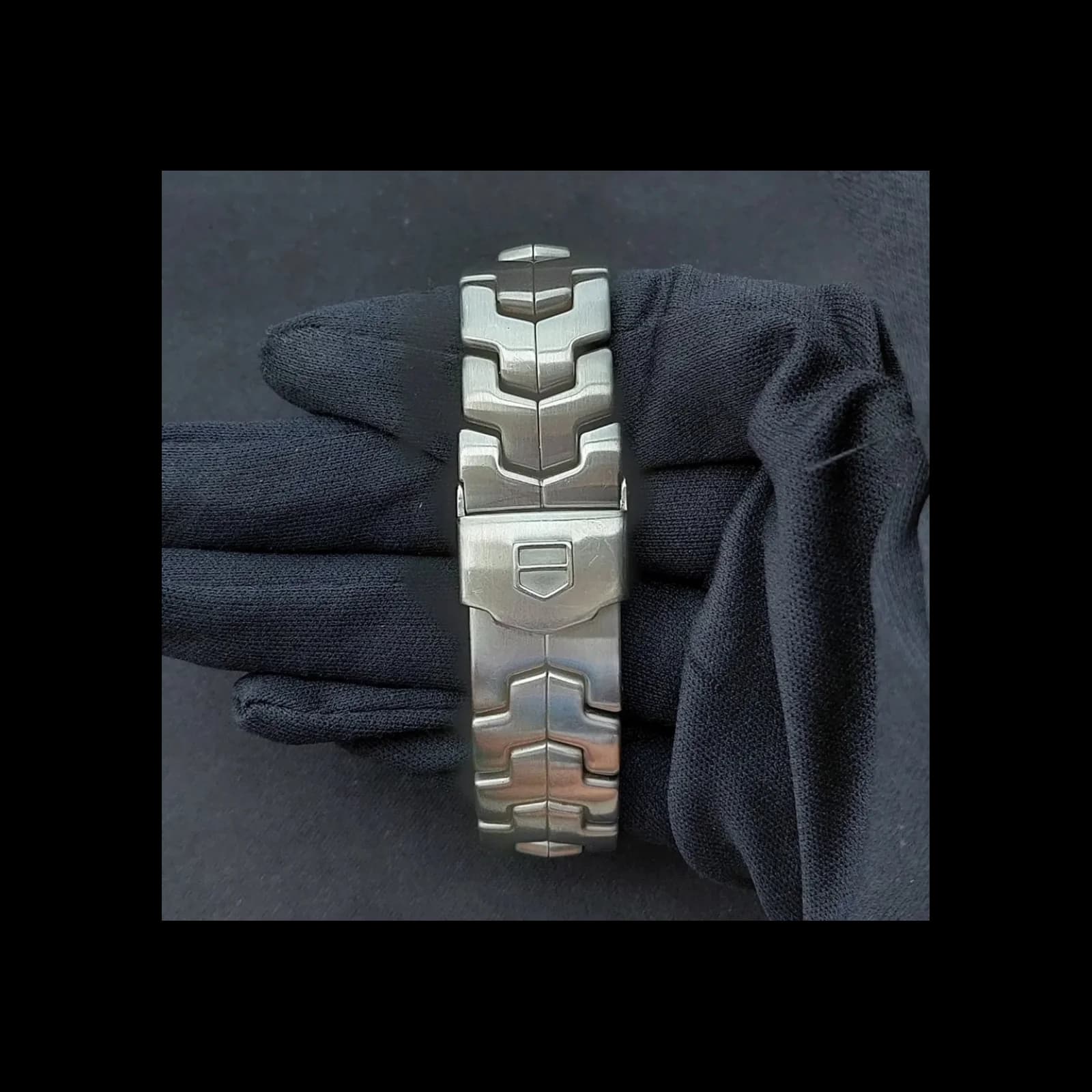 Thumb Link Calibre 6 Stainless Steel / Brown