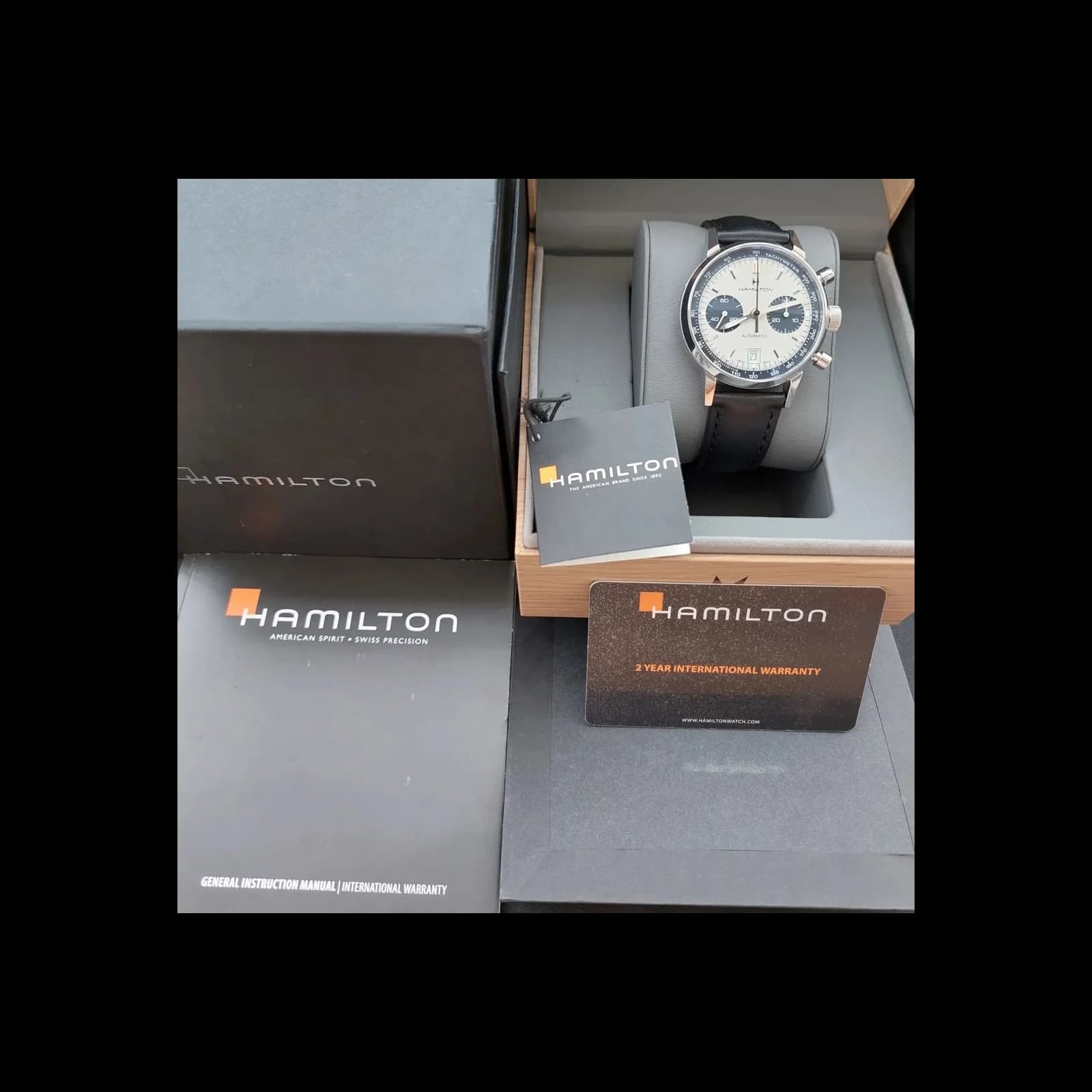 Thumb Intra-Matic 68 Auto Chrono Stainless Steel / Silver / Strap