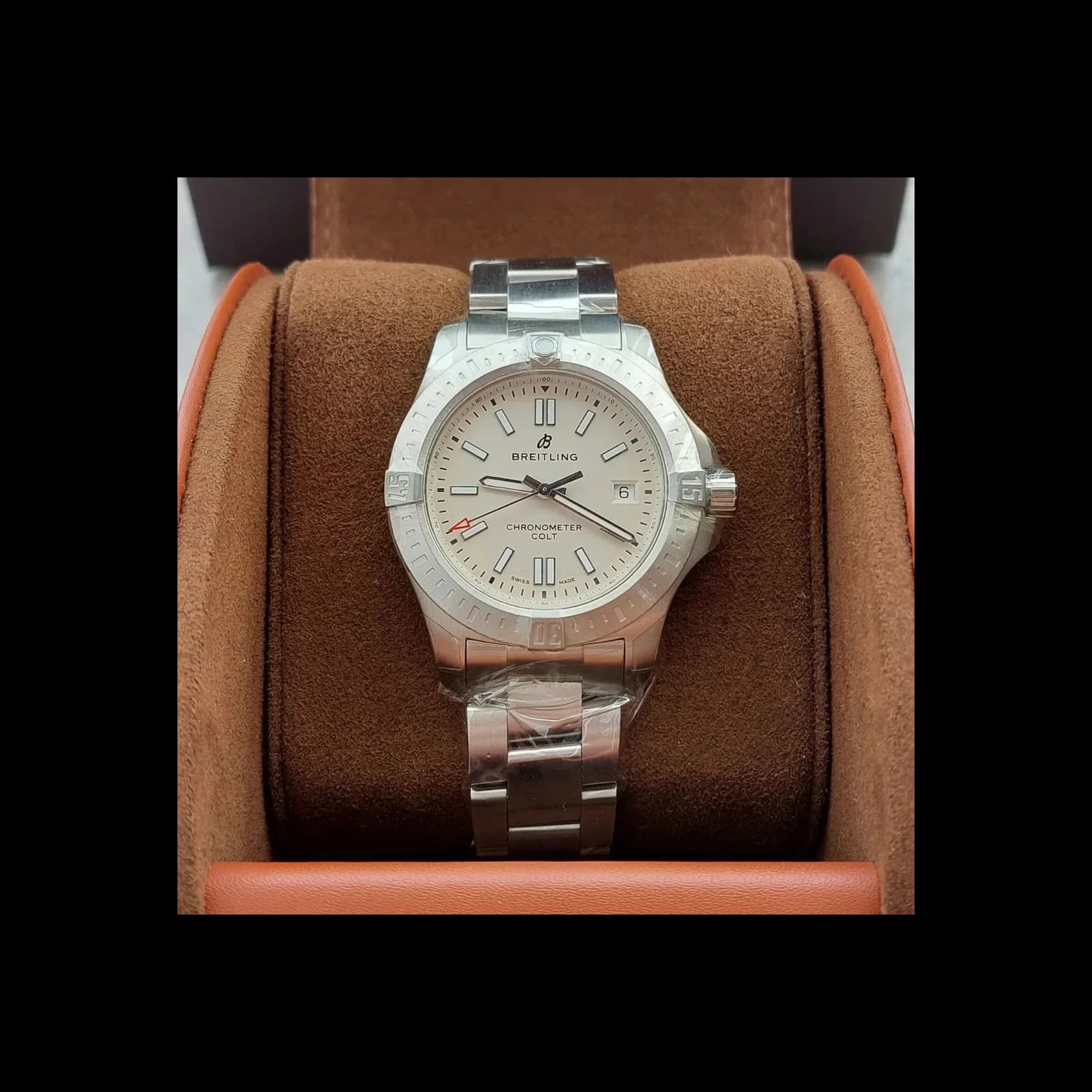 Thumb Chronomat Colt 41 Automatic Silver / Bracelet