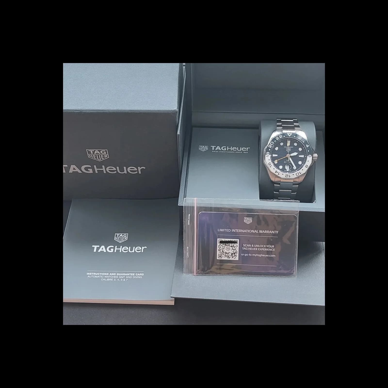 Thumb Aquaracer Professional 300 GMT Stainless Steel / Blue / Bracelet