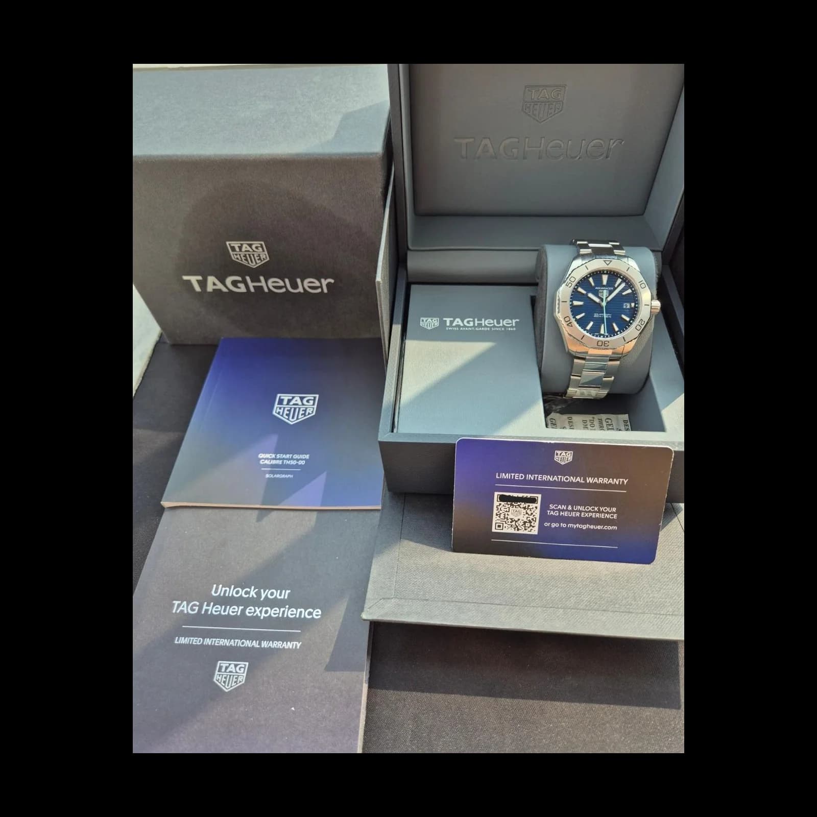 Thumb Aquaracer Professional 200 Solargraph 40 Stainless Steel / Blue