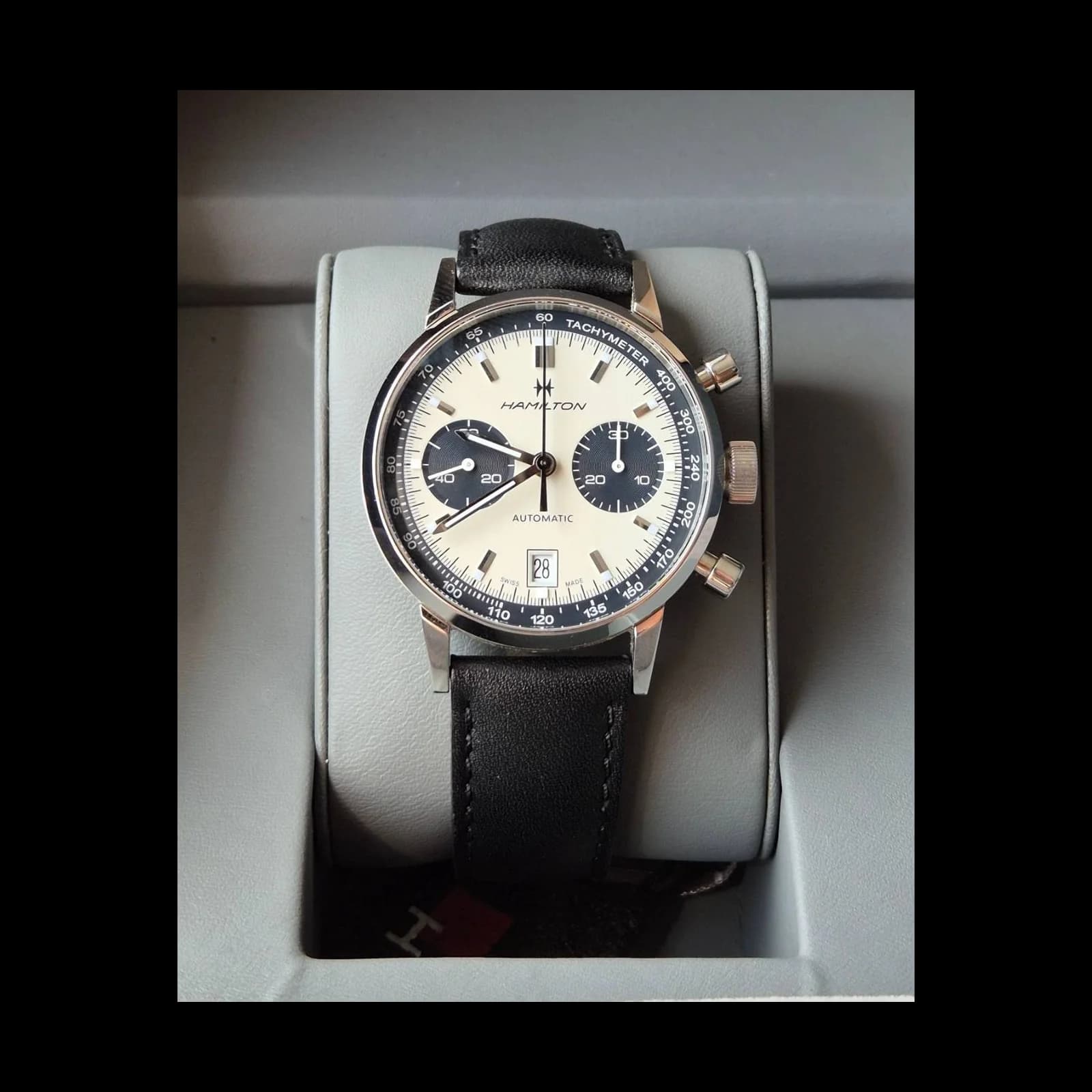 Thumb Intra-Matic 68 Auto Chrono Stainless Steel / Silver / Strap