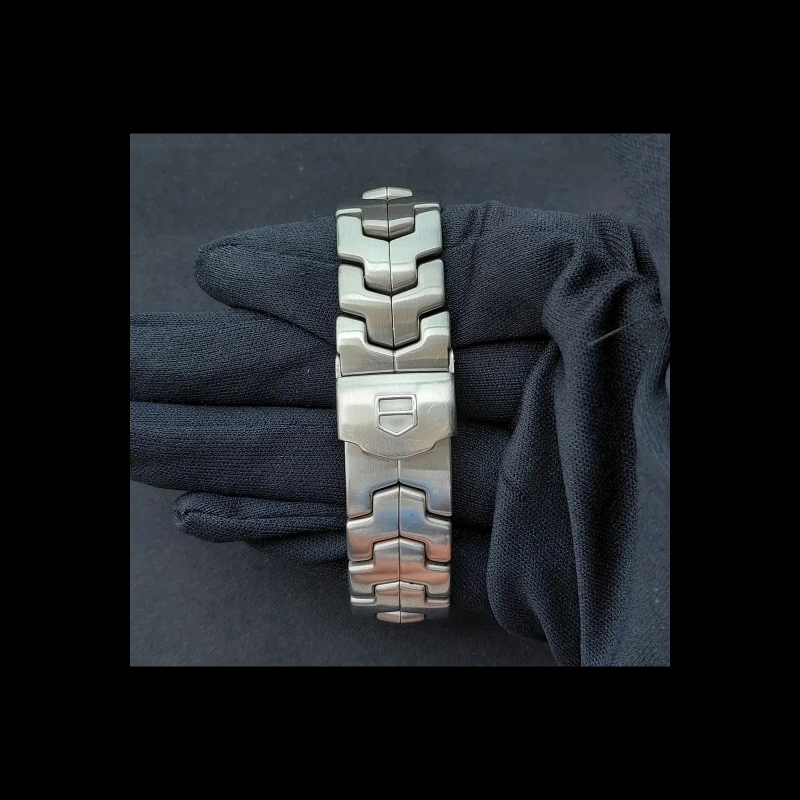Thumb Link Calibre 6 Stainless Steel / Brown