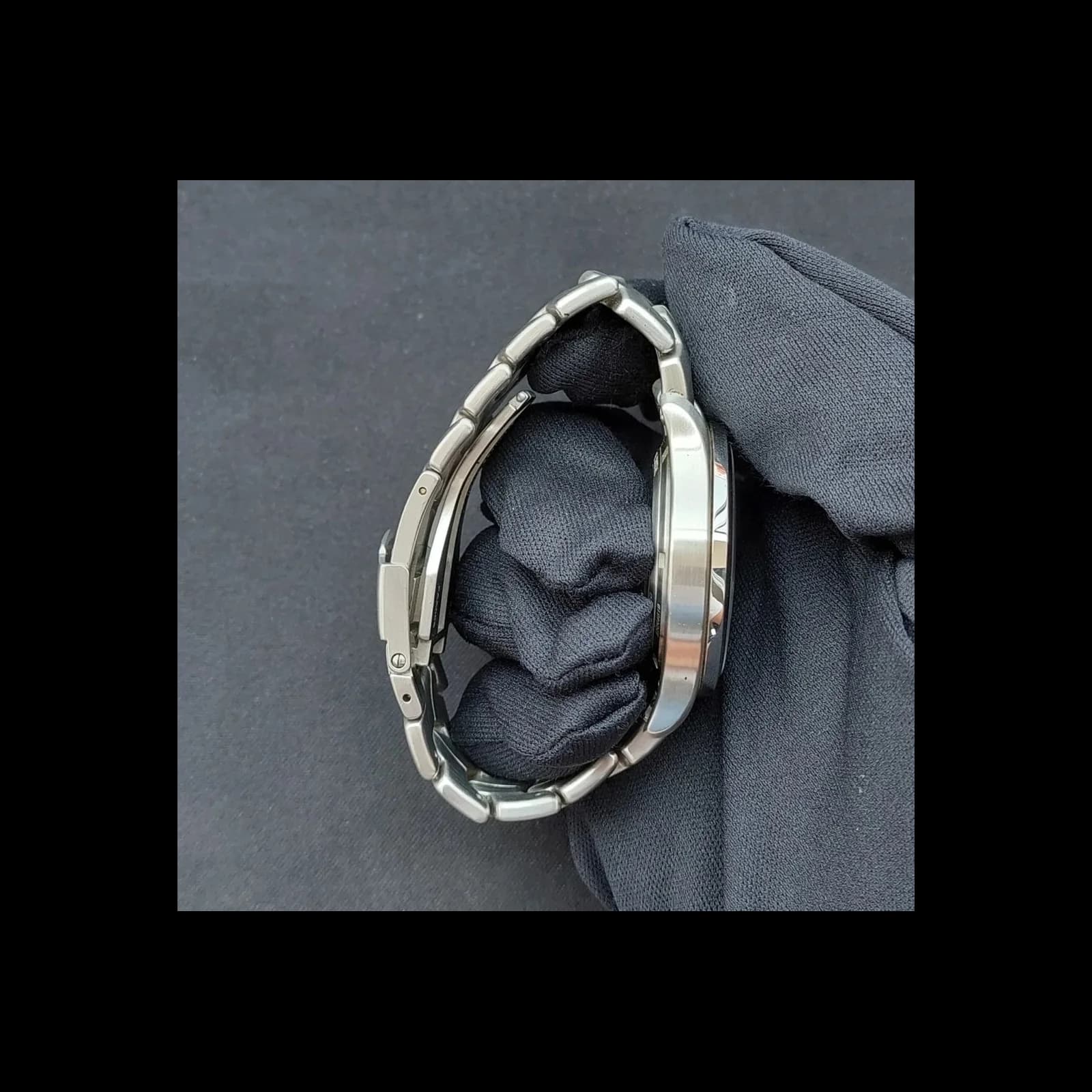 Thumb Link Calibre 6 Stainless Steel / Brown