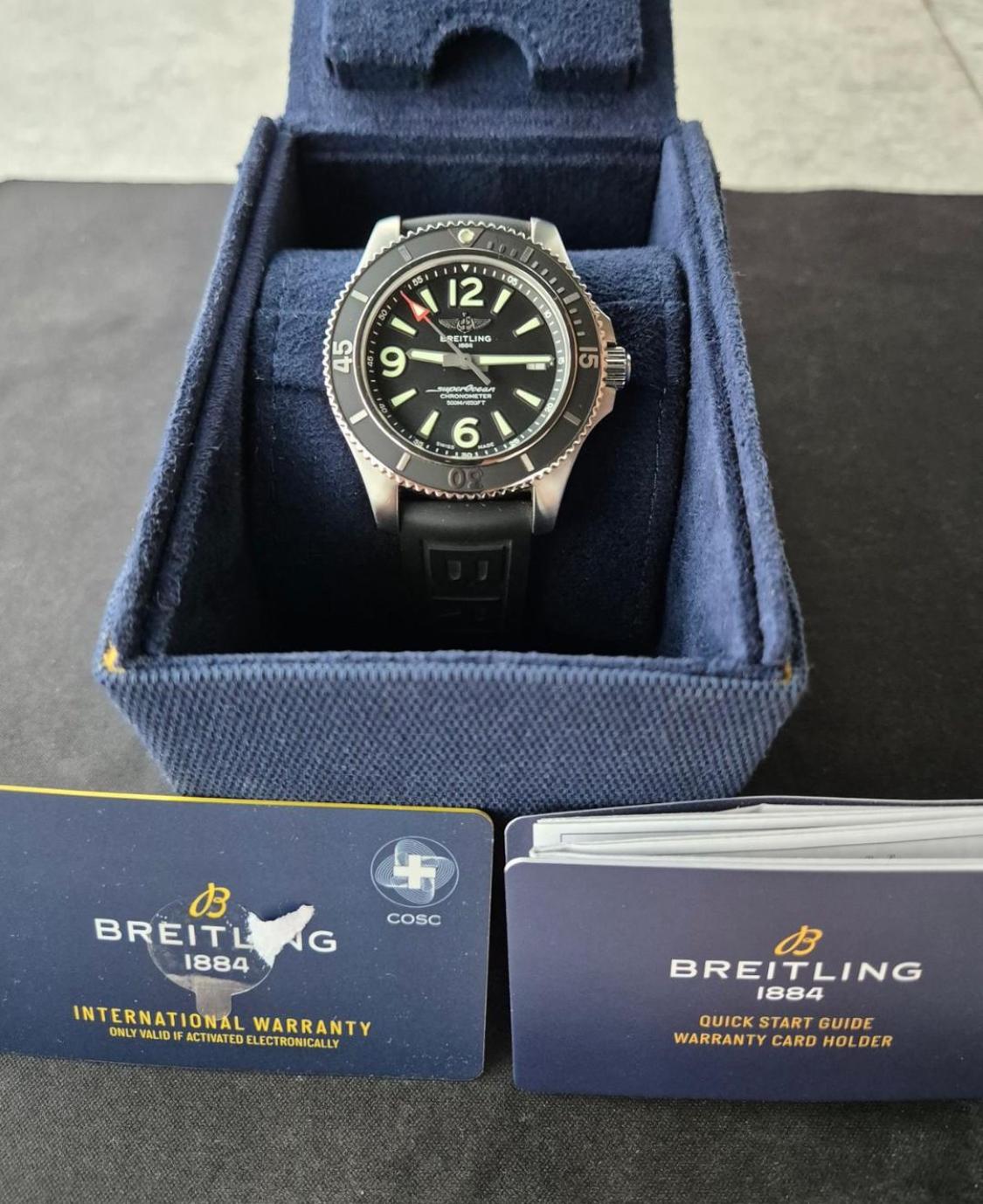 Thumb Superocean 42 Stainless Steel / Black / Rubber / Pin